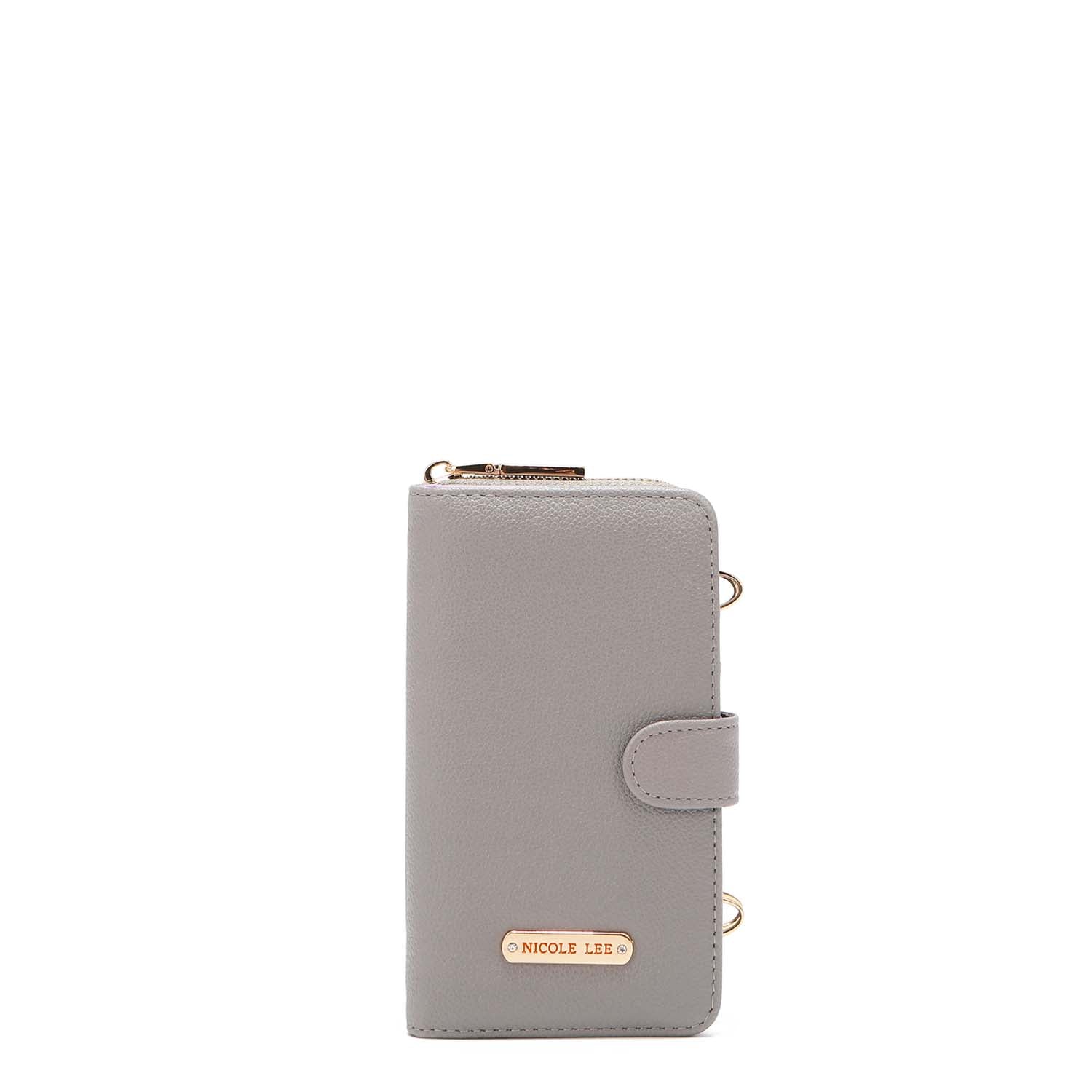 2-Piece Solid Phone Case with Crossbody Wallet - Stylish & Secure for iPhone & Samsung - Perfect for Travel, Shopping & Everyday Use