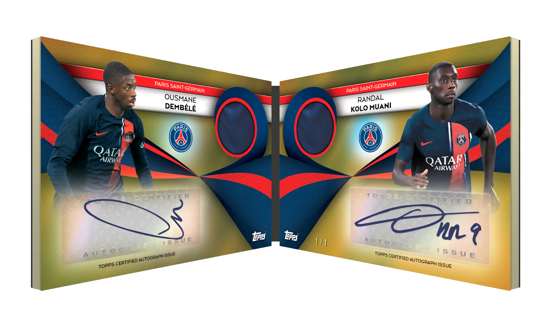 2023/24 Topps Paris Saint Germain Team Set - Official Soccer Trading Cards for Collectors & Fans - Perfect for Gifts, Memorabilia & Display