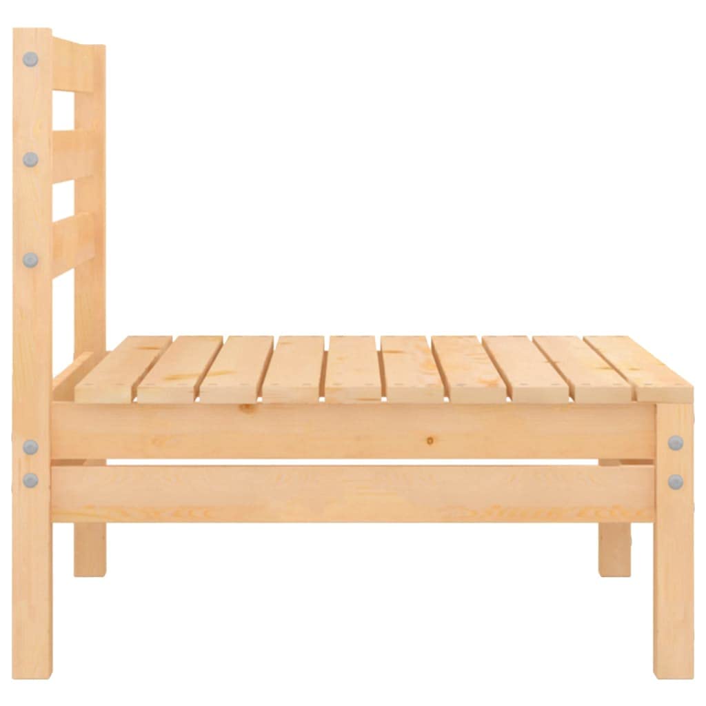 3-Piece Outdoor Patio Lounge Set - All-Weather Resistant Pinewood Furniture for Terrace, Deck, Balcony, Garden & Lawn - Perfect for Relaxing, Entertaining & Outdoor Dining