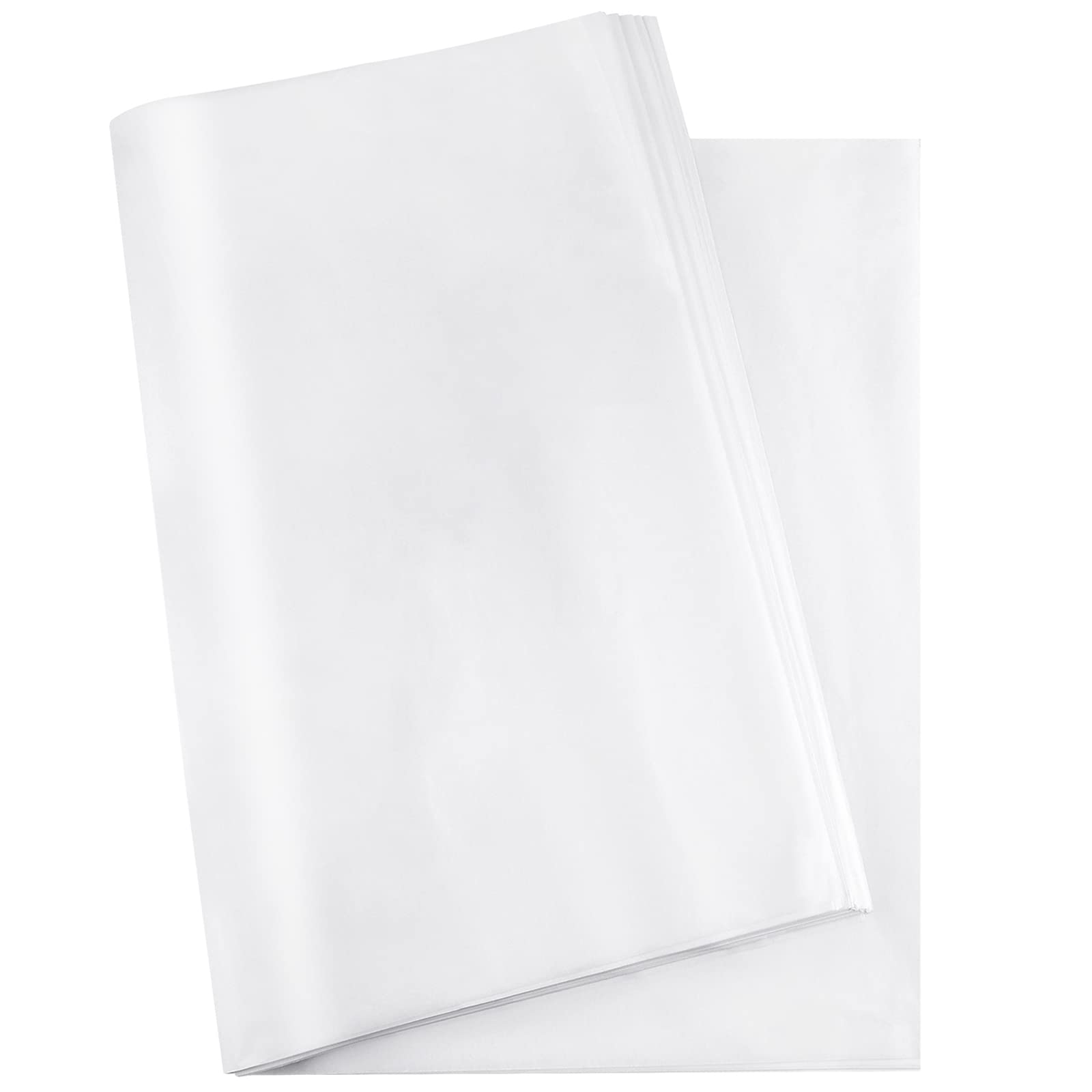 Premium 60 Sheets White Tissue Paper for Christmas Wrapping & DIY Crafts - 19.7x15 Inch Gift Wrapping Paper for Holiday Presents, Party Decorations & Gift Bags - Perfect for Christmas Parties, Home Decor & Handmade Projects