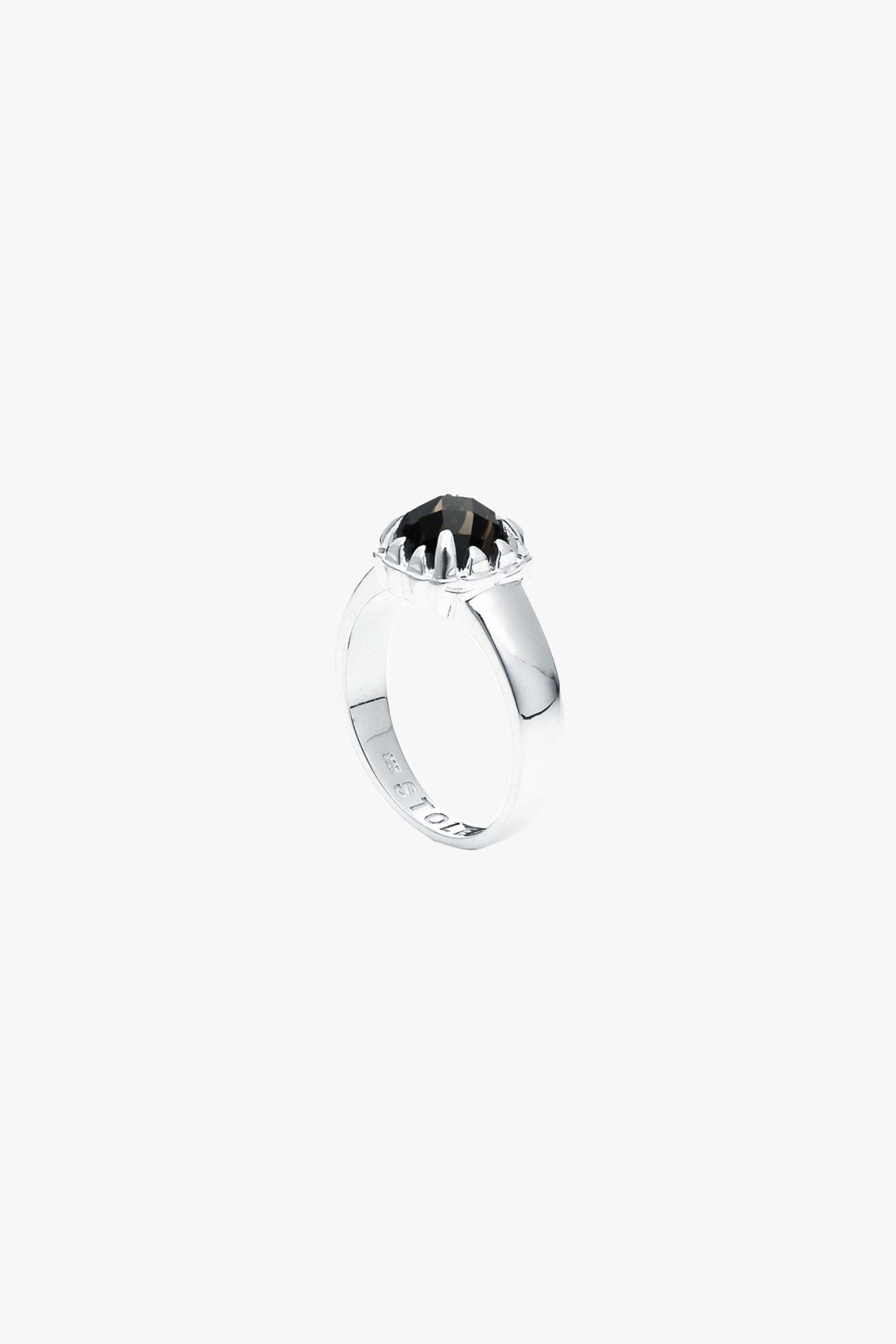 Black Onyx Baby Claw Ring - Elegant Gothic Jewelry for Women | Perfect for Halloween, Cosplay & Everyday Fashion Accessories
