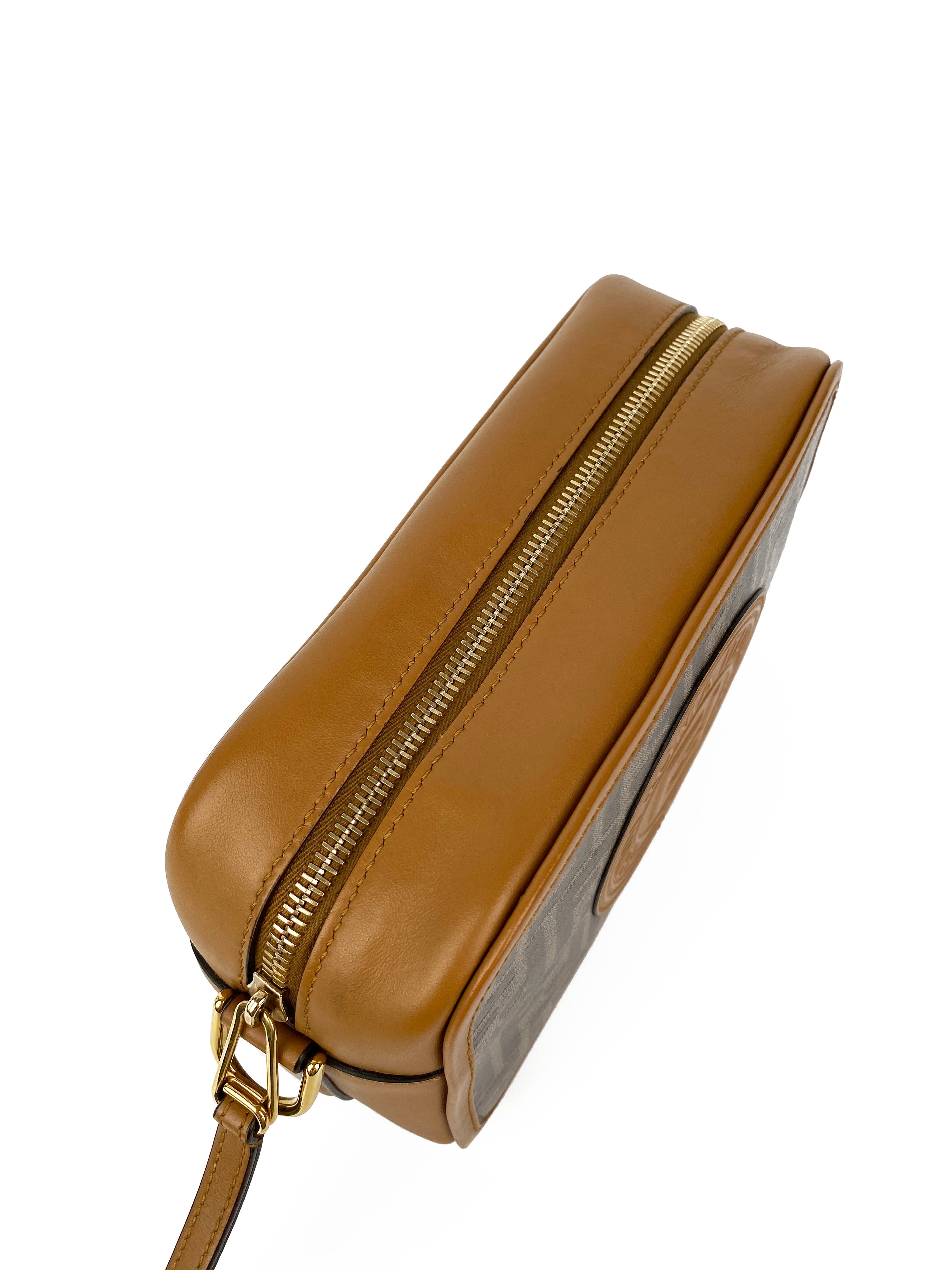 Fendi Monogram Zucca Camera Bag - Stylish Crossbody Purse for Women | Fashionable Designer Handbag for Everyday Use, Travel & Special Occasions