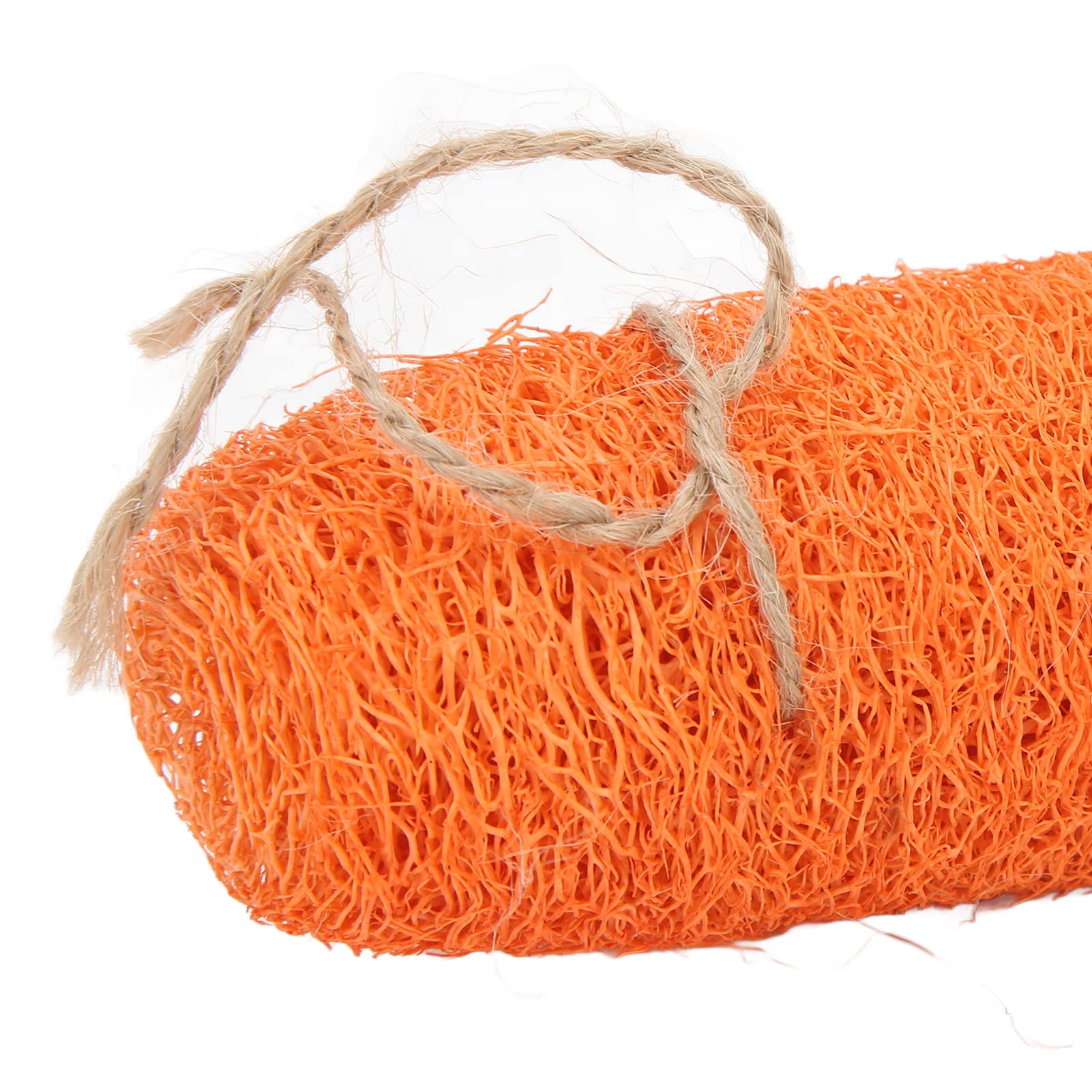 Natural Loofah Rabbit Chew Toys for Small Animals - 2 Pack Dental Treats for Teeth Grinding - Perfect for Bunnies, Guinea Pigs & Hamsters - Promotes Healthy Teeth & Stress Relief