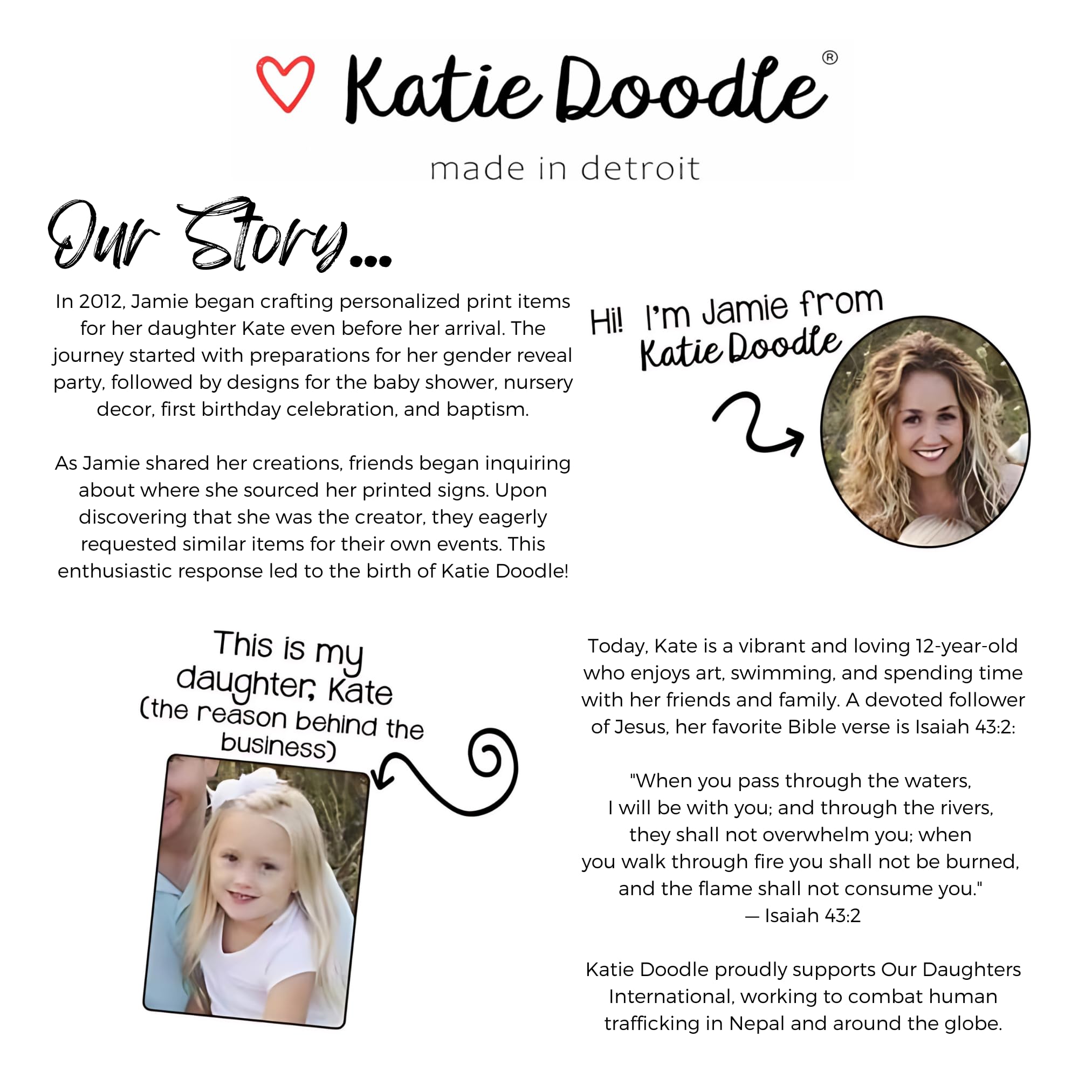 Twins Gender Reveal Party Supplies - 11x17 Matte Cardstock Vote Poster Sign - Fun Baby Shower Game for Twin Reveal Parties - Designed by Katie Doodle - Perfect for Gender Reveal Events & Baby Showers