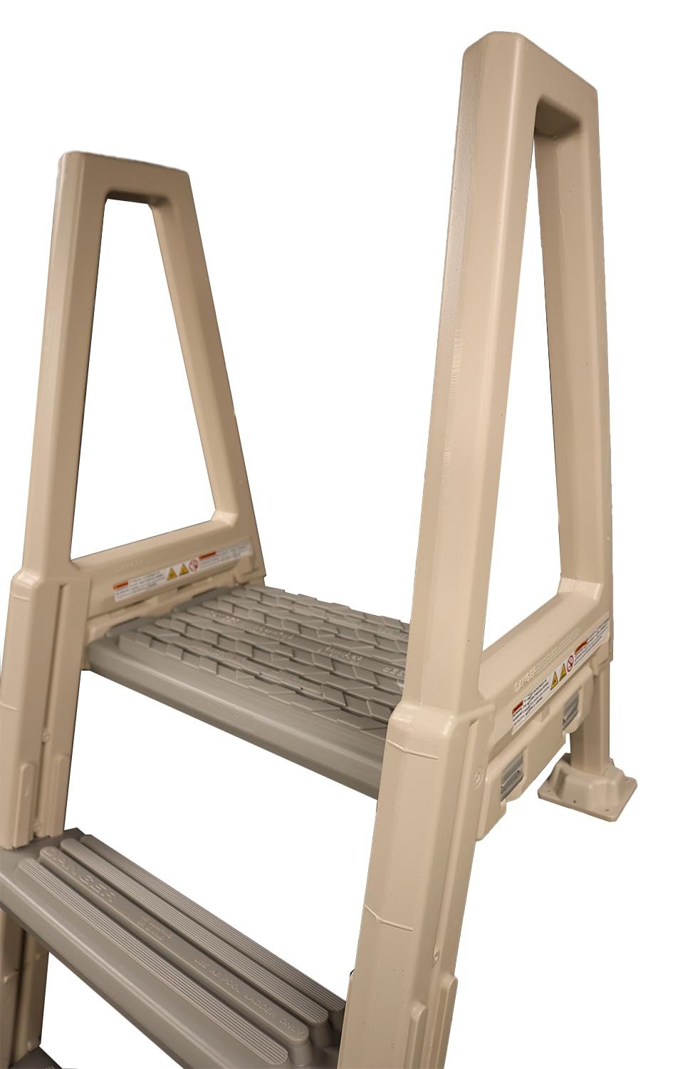 Heavy Duty Above Ground Swimming Pool Ladder for Decks - Confer Plastics 6000X Adjustable Height 42 to 56 Inches | Durable In-Pool Ladder for Easy Entry & Exit | Perfect for Backyard Pools, Spas & Deck Access