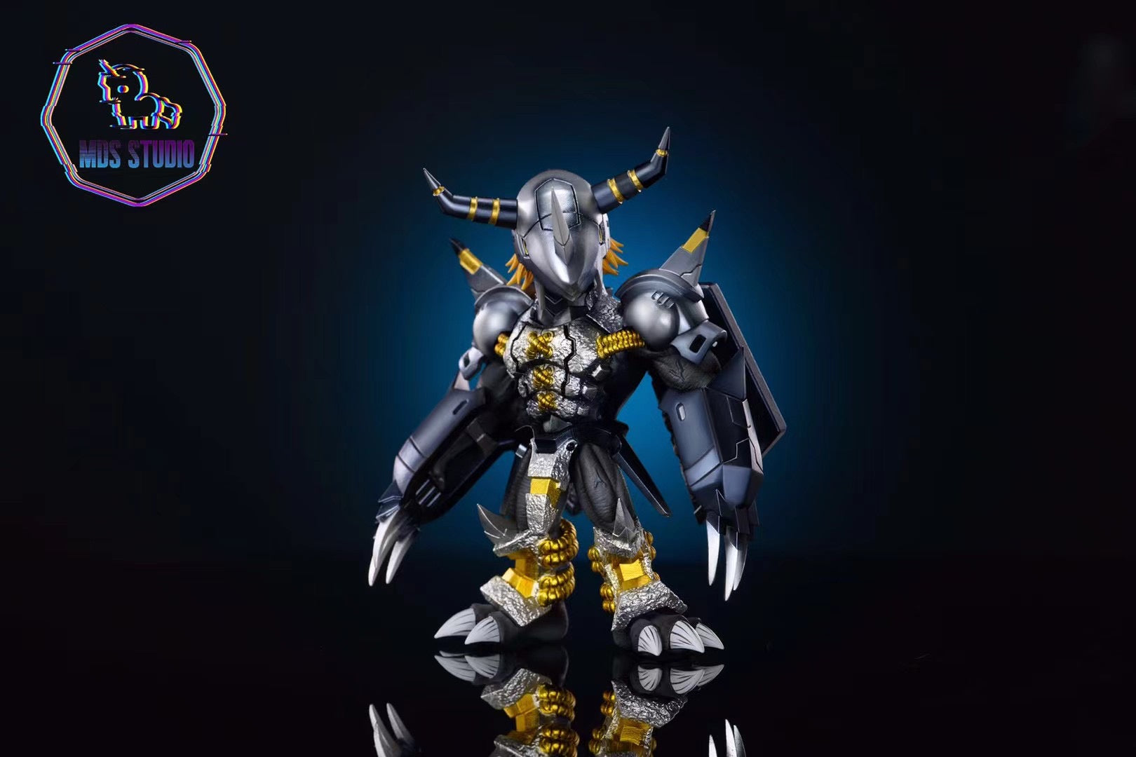 MDS Studio WarGreymon, BlackWarGreymon & Koromon Action Figures - Digimon Collectible Toys for Fans | Perfect for Display, Gift Giving & Anime Collections