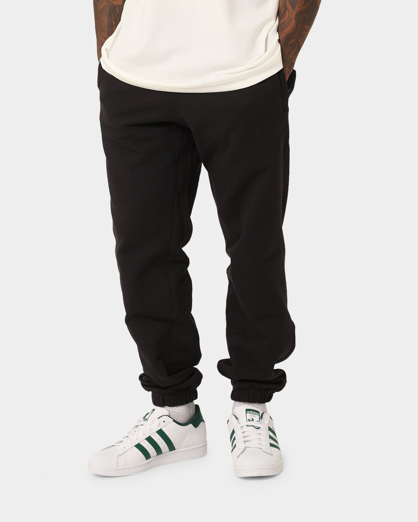Adidas Contempo French Terry Sweatpants for Women - Soft Lounge Pants, Elastic Waist Joggers - Black - Perfect for Yoga, Running & Casual Wear
