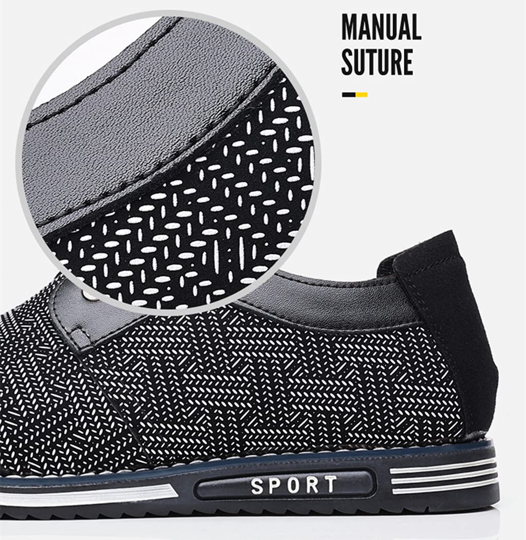 Premium Men's Casual Sneakers & Loafers - Comfortable Walking Shoes for Business, Office & Outdoor | Luxury Leather Driving Shoes for Men | Perfect for Work, Travel & Daily Wear