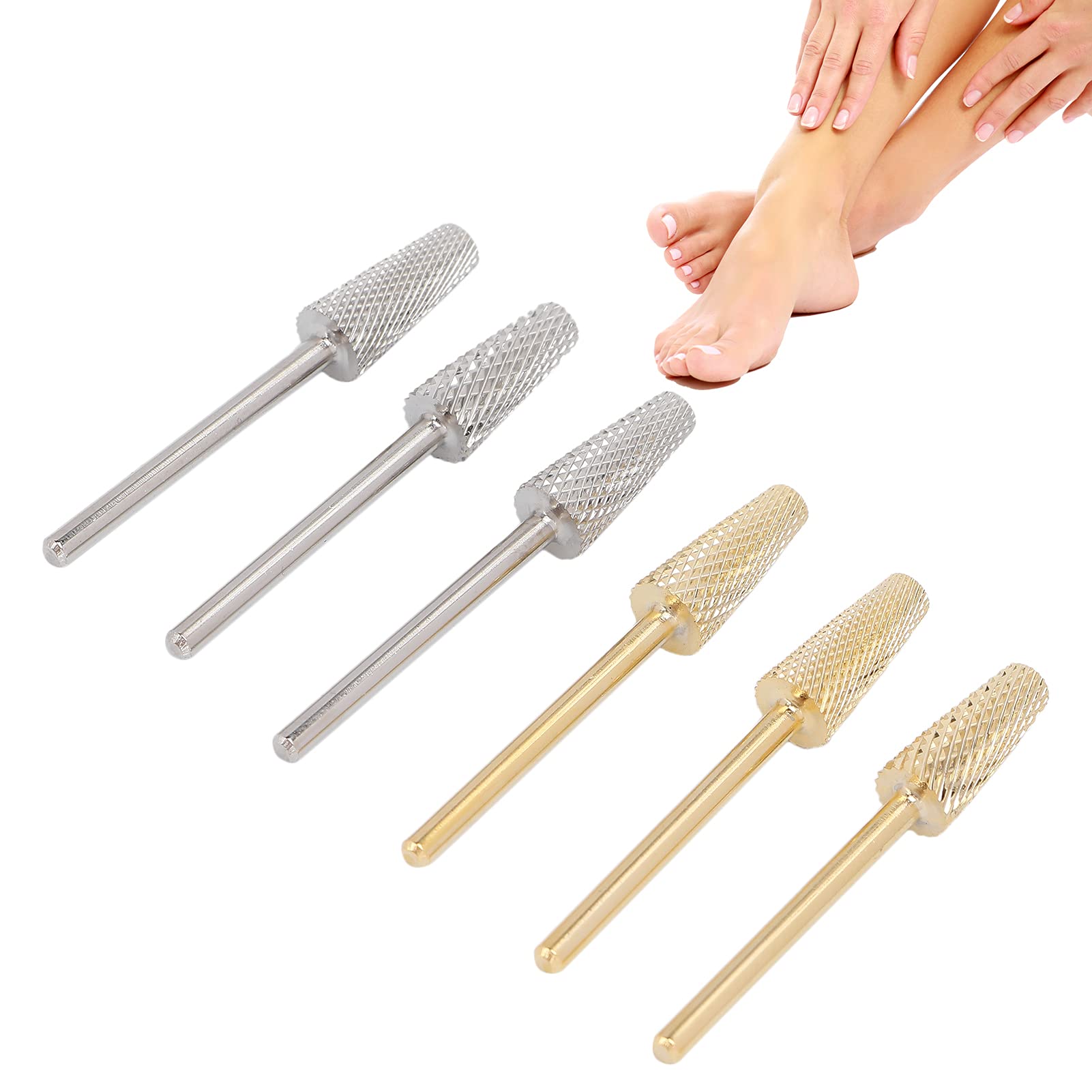 Professional Nail Drill Bit Set of 2 - Easy to Use Manicure Grinding Tools for Nail Removal, Polishing & Engraving | Perfect for Home & Salon Nail Care