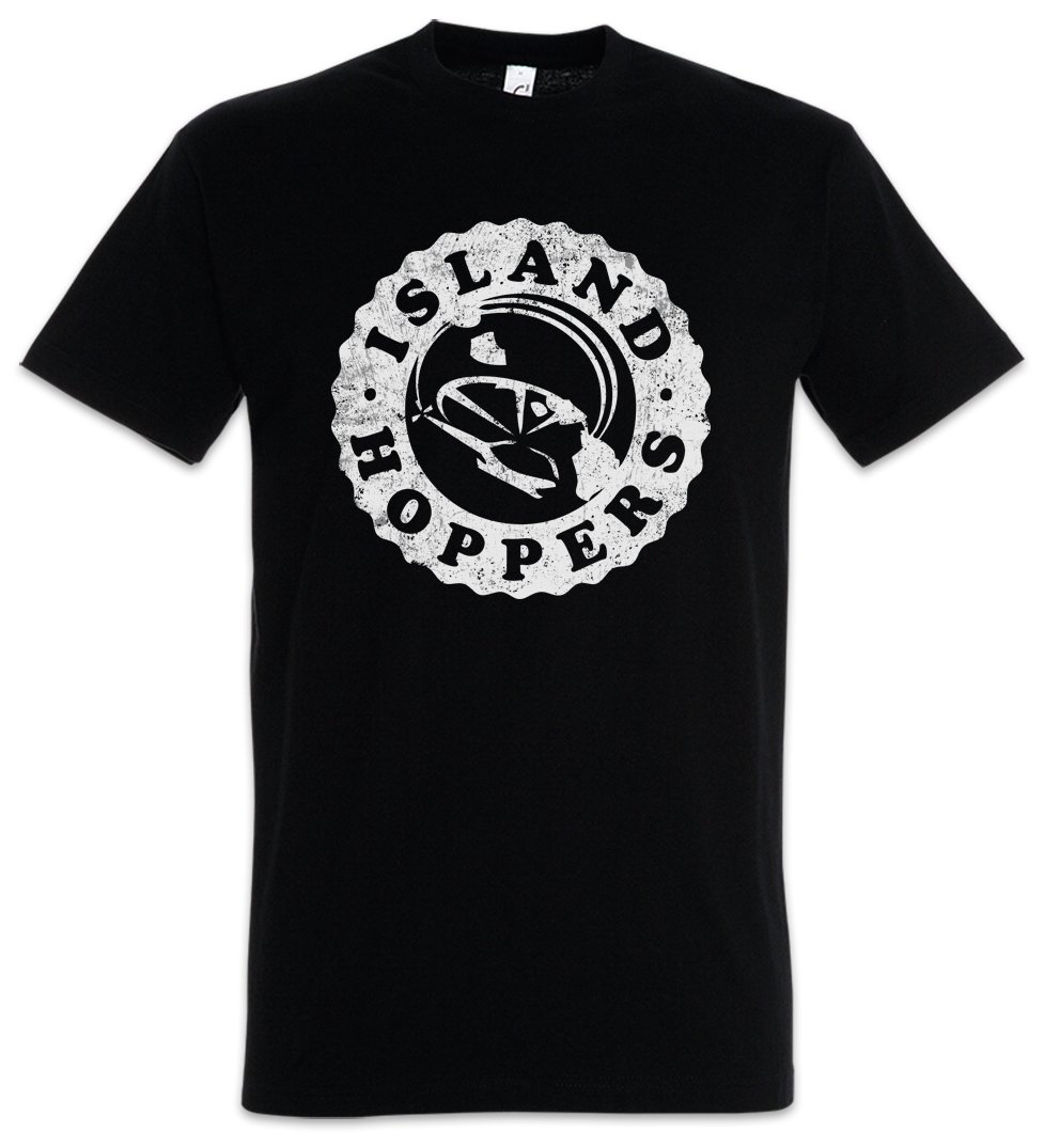 Island Hoppers Logo Men's T-Shirt - Casual Short Sleeve Tee for Travel, Beach & Summer Outfits