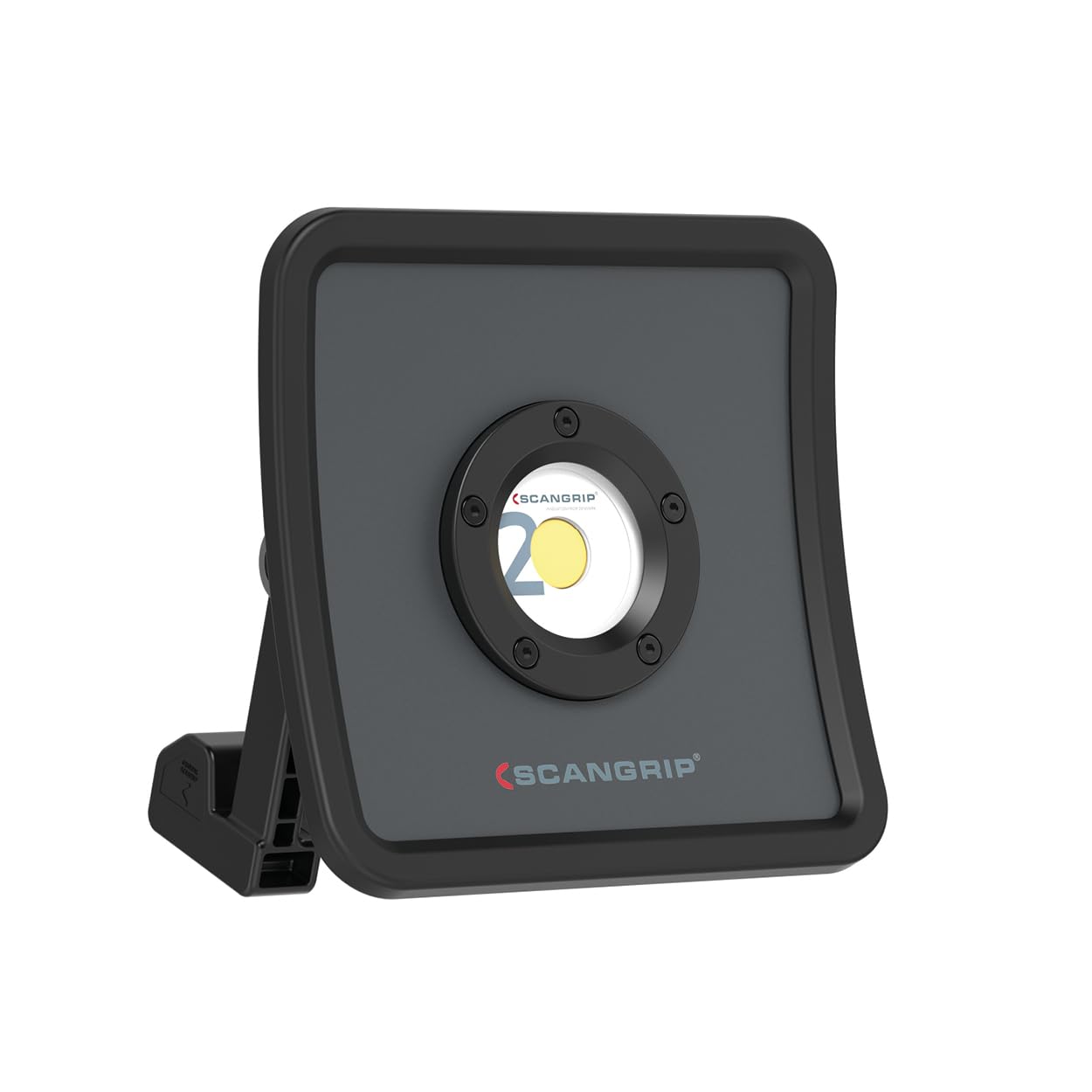 SCANGRIP NOVA R Rechargeable COB LED Floodlight - 2000 Lumens, Handheld Work Light with 5-Step Dimming, Powerful Built-in Magnet & USB Power Bank | IP67 Waterproof, Slim Compact Design for Long Runtime | Perfect for Automotive Repair, Construction Sites, Camping & Emergency Lighting