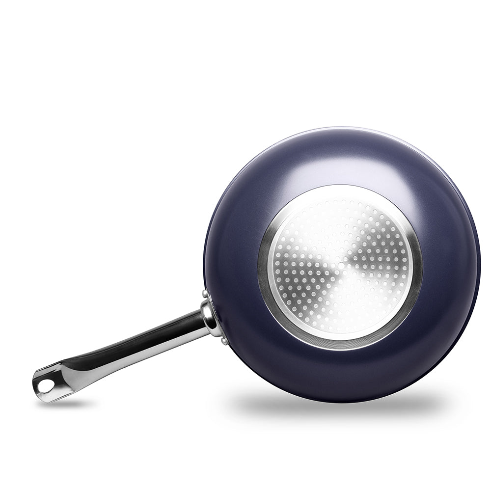Premium Bluestone® Diamond-Infused Nonstick Frying Pan - PFOA-Free, Scratch-Resistant Cookware for Healthy Cooking - Perfect for Searing, Frying & Sauteing - Ideal for Gas, Electric & Induction Stoves