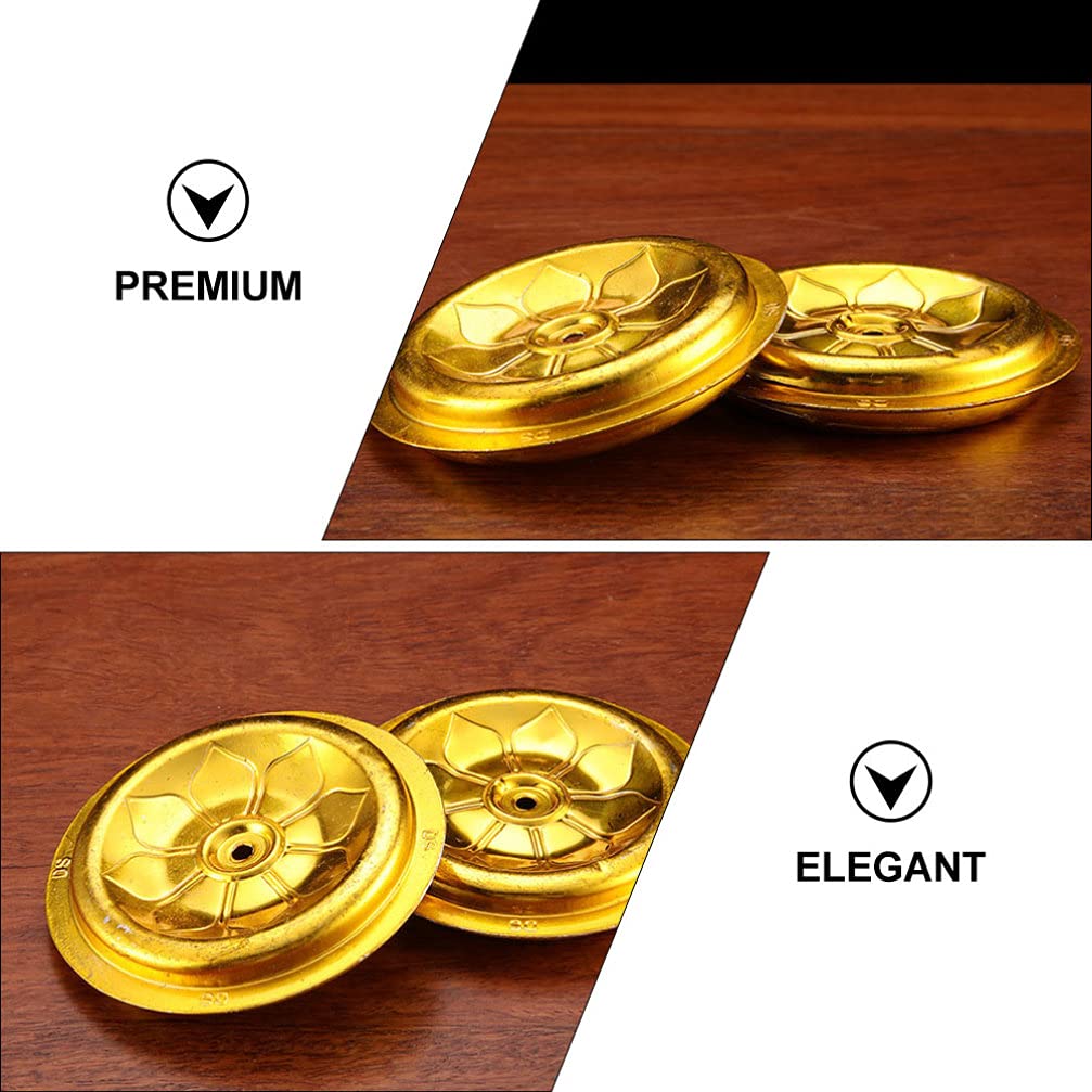 9PCS Oil Float Buddha Wick Holders - Floating Lotus Oil Lamp Supplies for Liquid Butter Lamps, Enshrine & Decorate Altars - Perfect for Meditation, Yoga, Prayer & Spiritual Ceremonies