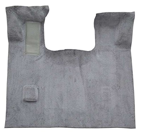 Premium Automotive Carpet for 1996-2002 Chevrolet Express Van - Front Passenger Area - 8019 Mist Grey Plush Cut Pile - Perfect for Car Interior Restoration & Customization