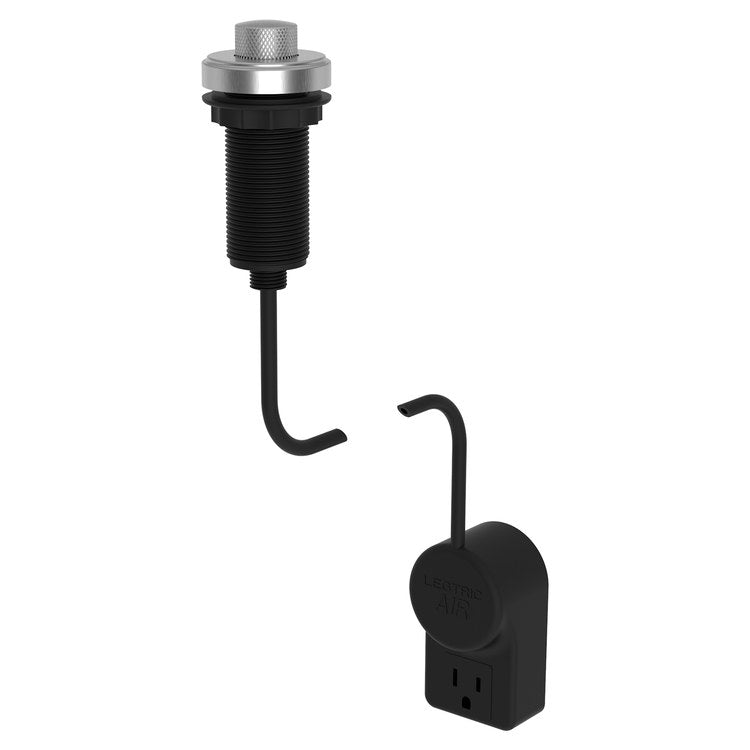 **Muncy Air Activation Switch Garbage Disposer - Stainless Steel PVD Brass with Power Adapter | Easy Installation for Kitchen Sink Waste Disposal**