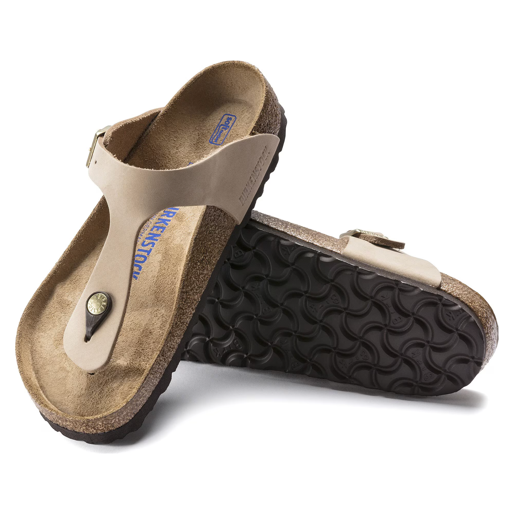 Birkenstock Women's Gizeh Soft Footbed Sandals - Comfortable Nubuck Leather Flip Flops for Women | Perfect for Beach, Pool, and Summer Casual Wear
