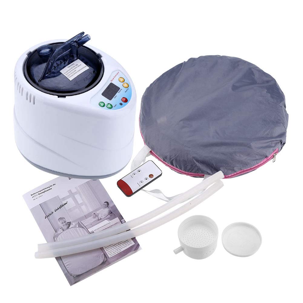 Yencoly Portable Personal Sauna Steamer - 2L Home Spa Pot for Body Slimming & Relaxation Therapy, Indoor Use with US 110V - Perfect for Home Relaxation, Detox & Weight Loss
