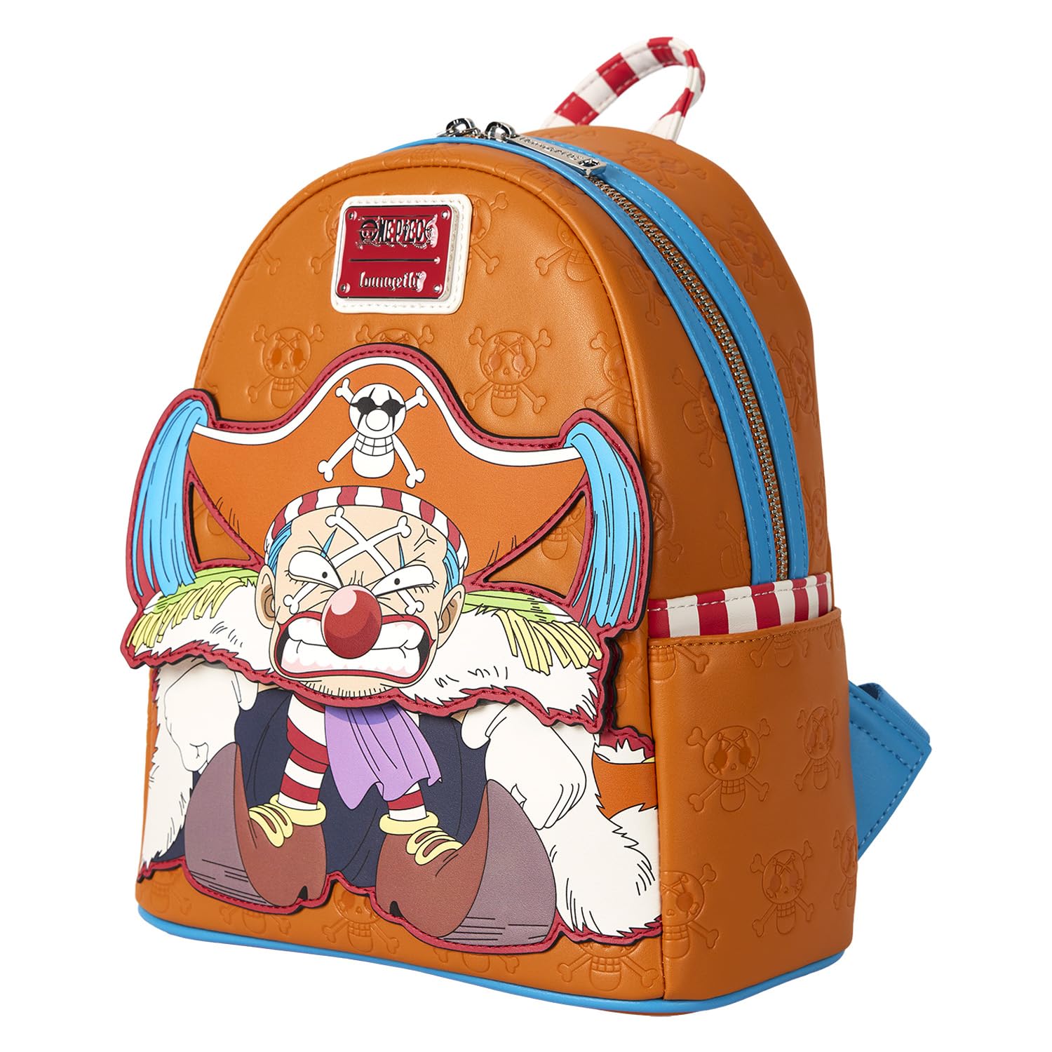 Loungefly One Piece Buggy Cosplay Mini Backpack - Amazon Exclusive Anime Collectible for Fans, Cosplay & Conventions