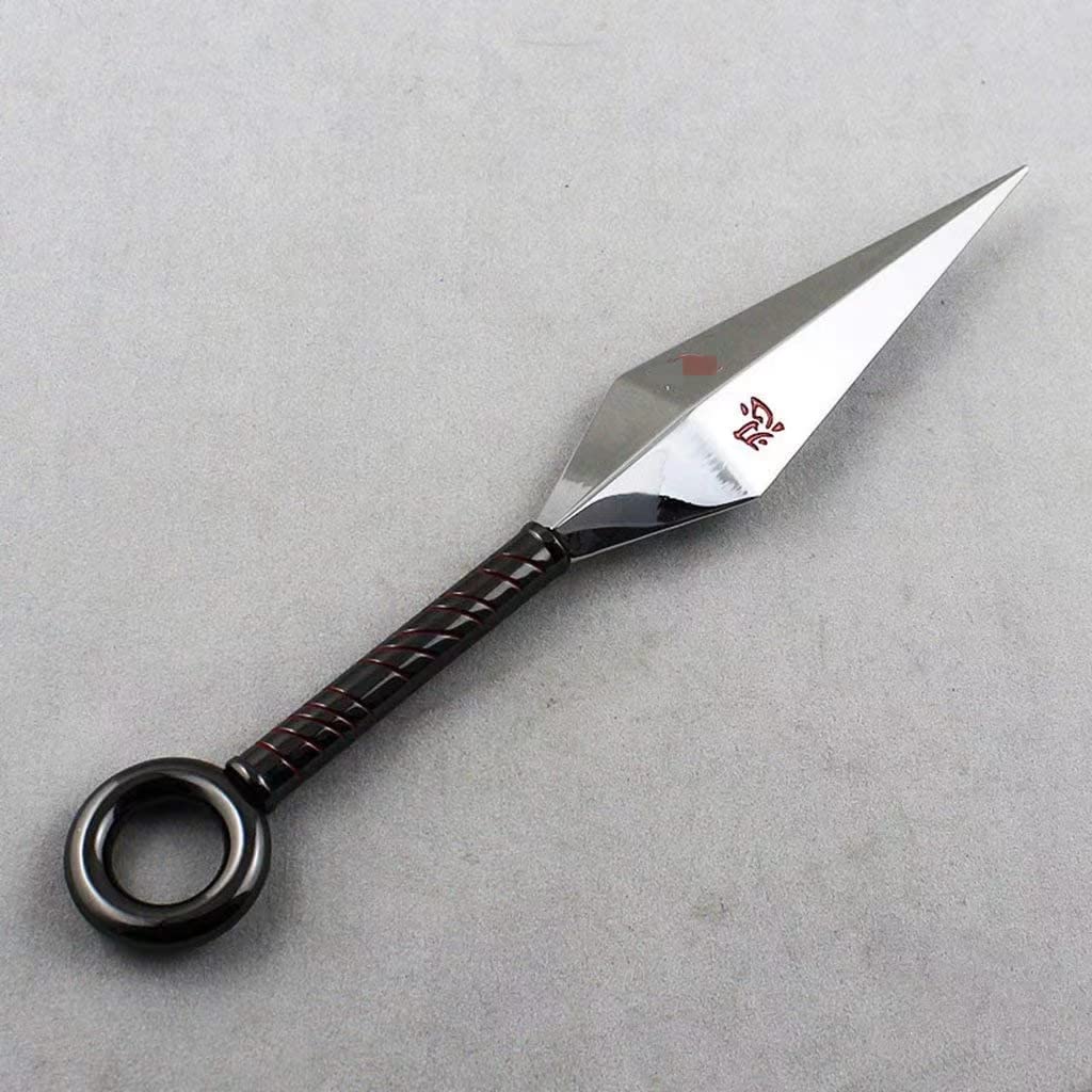 Duanka Metal Kunai Knife Replica - Ninja Cosplay Weapon Prop for Anime Fans & Collectors | Perfect for Halloween, Cosplay Events & Display