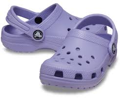 Crocs Classic Clog Youth Shoes - Mystic Purple | Comfortable & Lightweight Slip-On Clogs for Kids | Perfect for School, Play & Outdoor Activities