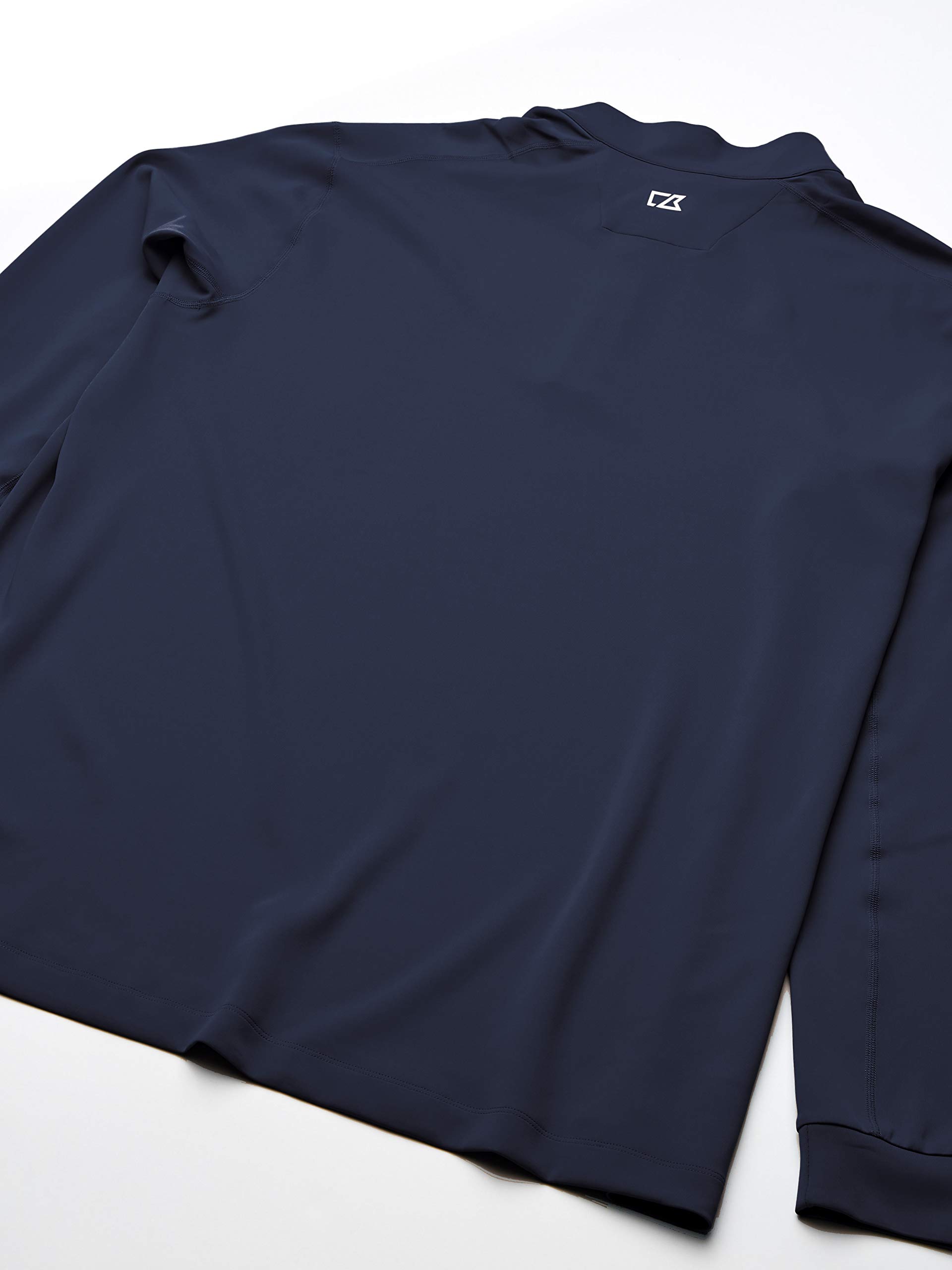 Cutter & Buck Men's Drytec UPF 50+ Double Knit Jersey Traverse Half Zip Pullover - Lightweight Quick-Dry Golf & Outdoor Performance Shirt for Hiking, Running, and Casual Wear