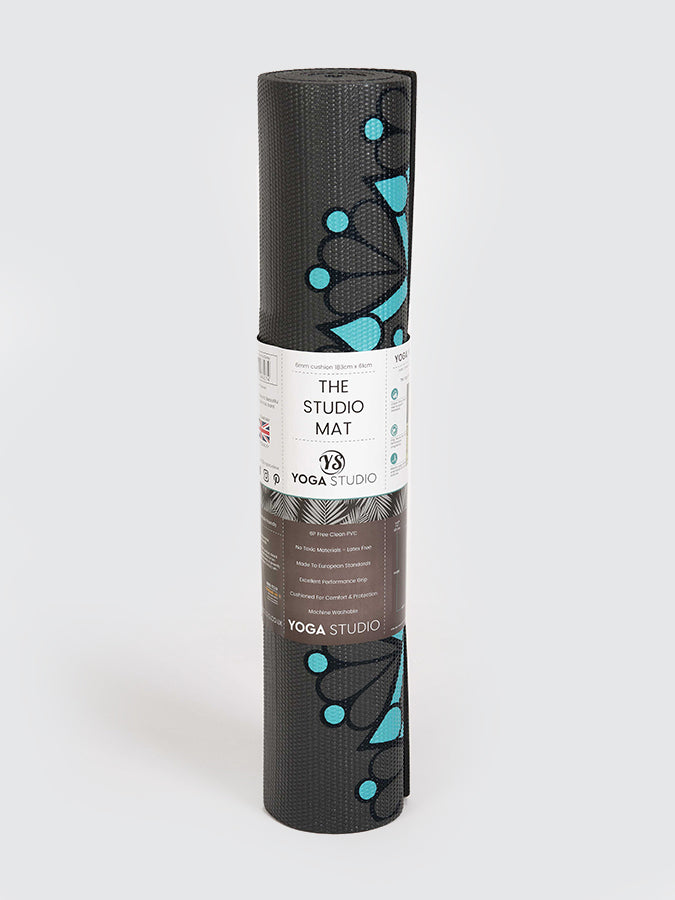 Premium 6mm Non-Slip Yoga Mat for Hot Yoga & Home Workouts - Eco-Friendly TPE Material for Enhanced Grip & Comfort