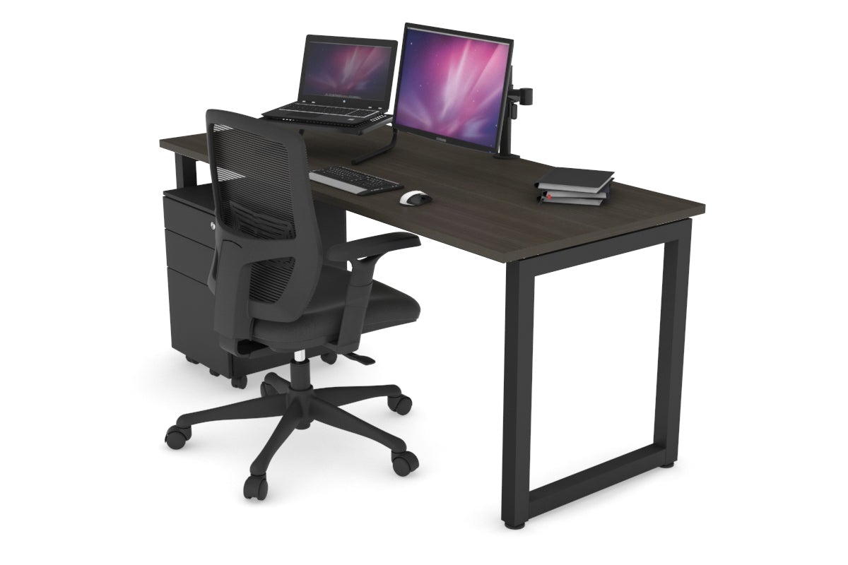 Quadro Loop Legs Office Desk - 1600L x 700W Modern Workstation for Home & Office - Perfect for Remote Work, Study & Conference Rooms