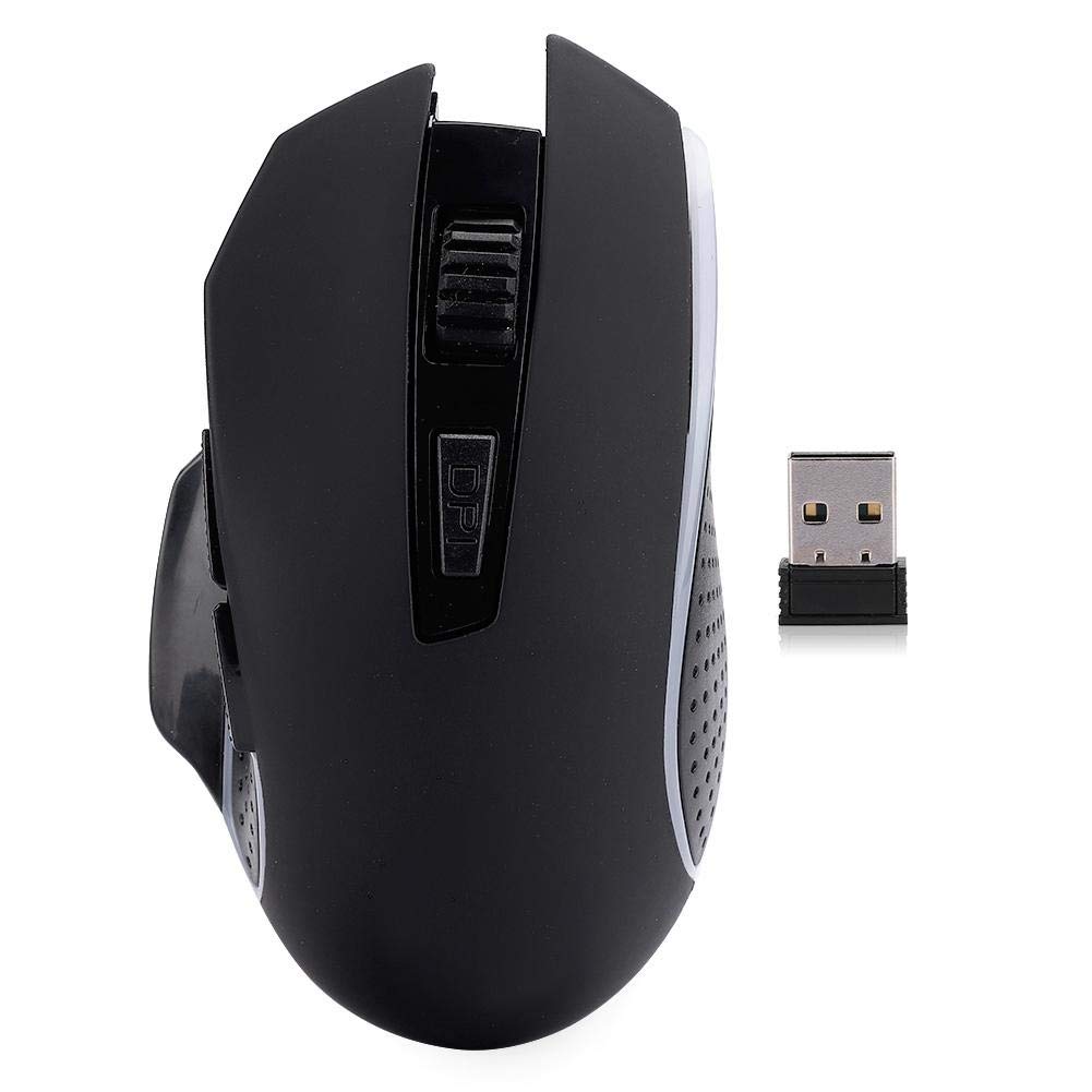 Cuifati Wireless Gaming Mouse - Ergonomic RGB Optical Mouse with USB Receiver, Low Power Consumption for PC, Laptop, Desktop | Perfect for Gaming, Office Work & Home Use