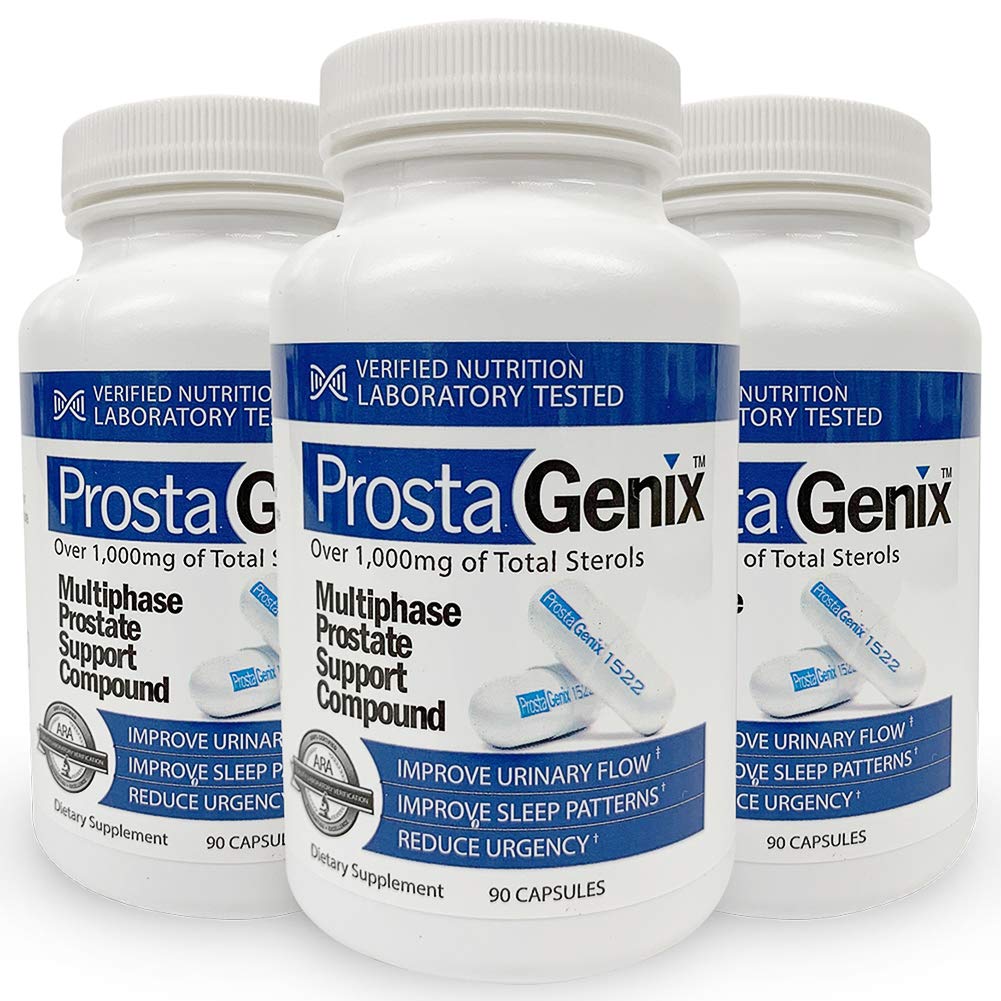 Multiphase Prostate Supplement Capsules (3 Bottles) - Supports Urinary Health & Reduces Frequent Urination - Featured on Larry King Show - 1 Million+ Sold - Ideal for Nighttime Relief & Active Lifestyles