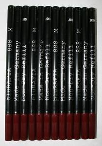 12-Pack Medium Black Schmidt 888 Ceramic Rollerball Refills - Premium Smooth Writing Ink Refills for Pens, Ideal for Office, School & Journaling