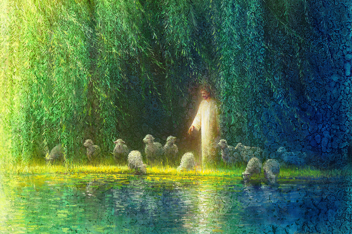 Among the Willows - Handmade Boho Wall Art Decor for Living Room, Bedroom & Office | Nature Inspired Home Decor for Aesthetic Spaces