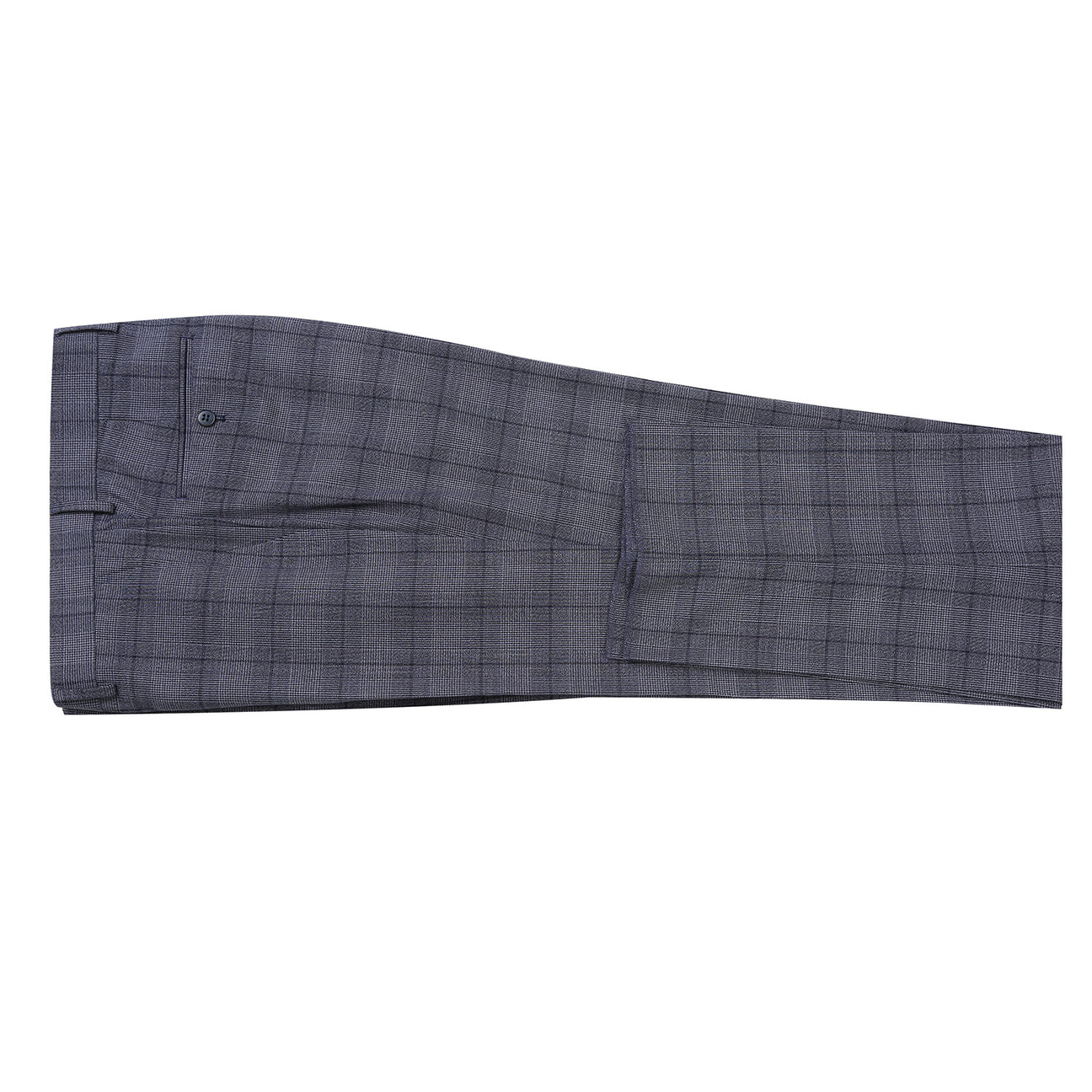 Alessandro Vitello by Renoir Classic Fit Checked Suit - Gray 293 Size 30 | Premium Men's Business Attire for Office, Weddings & Formal Events