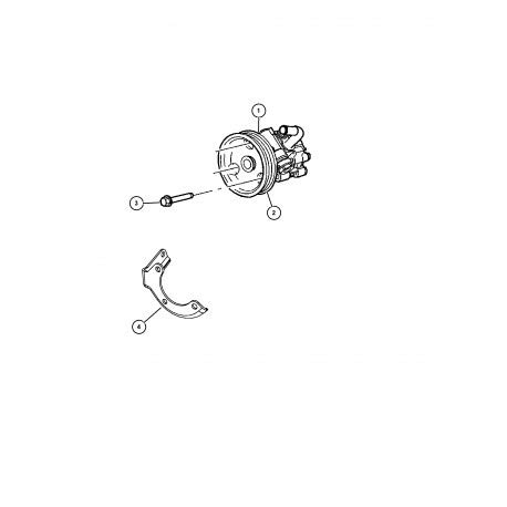 Mopar 52124461AB Power Steering Pump Replacement for Jeep Grand Cherokee 2011-2021 - Smooth Steering Performance for Off-Road & Daily Driving
