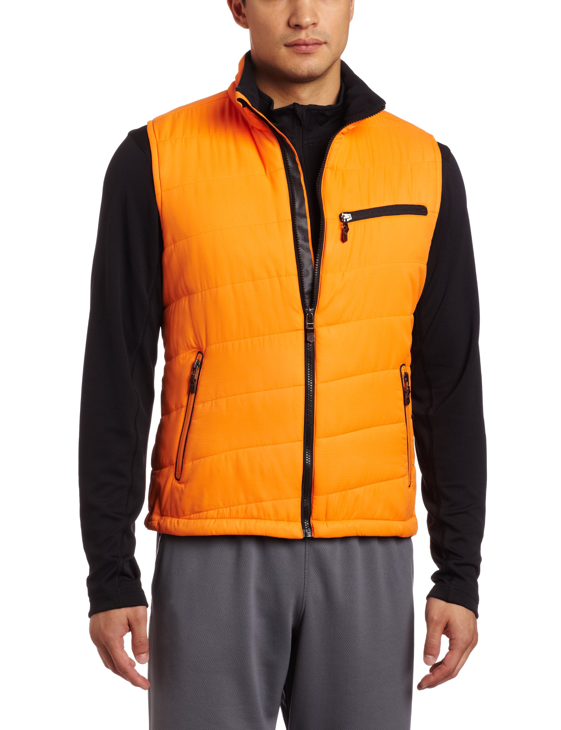 Pearl Izumi Men's Bellinger Cycling Vest - Lightweight Reflective Running Jacket for Outdoor Sports & Commuting
