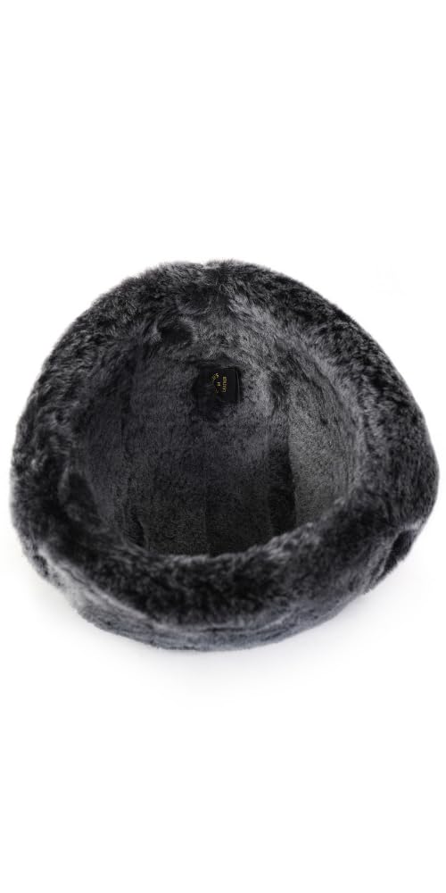 Ushanka Aviator Trapper Hat for Men & Women - Genuine Sheepskin Fur Russian Winter Hat with Earflaps - Warm Soviet Style Leather Hat for Outdoor Activities in 2024 - Perfect for Skiing, Snowboarding & Cold Weather Adventures