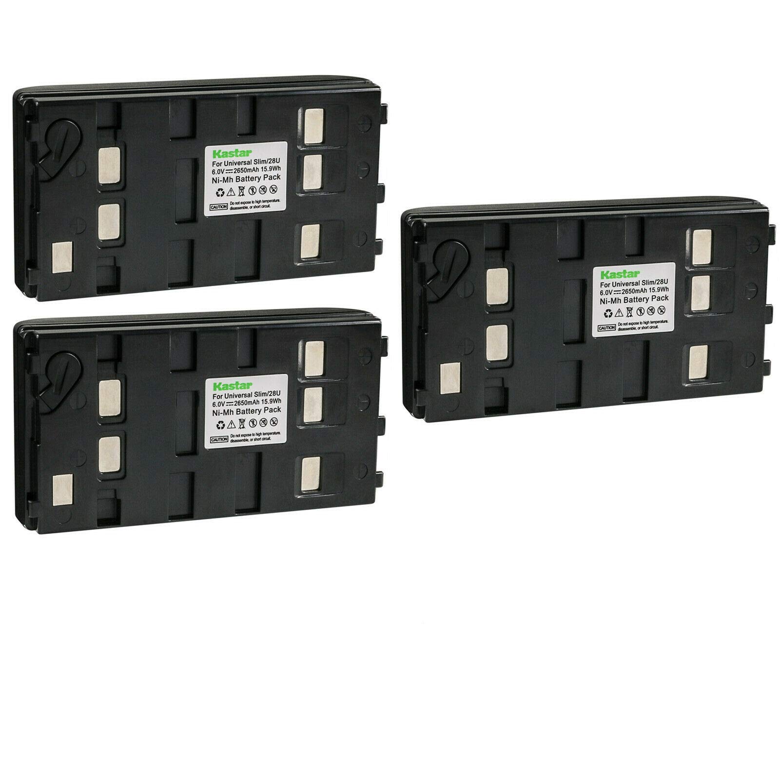 Kastar 3-Pack Replacement Battery for JVC GR-AX Series Camcorders - Compatible with GR-AX640U, GR-AX650U, GR-AX655 & More - Perfect for Travel, Family Events & Outdoor Filming
