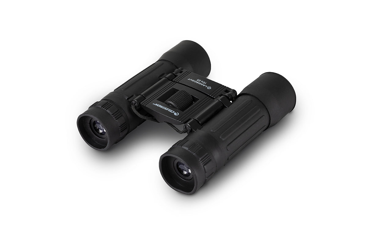 LandScout 10x25mm Roof Binoculars - Compact & Lightweight for Bird Watching, Hiking, and Outdoor Adventures - High Power Magnification for Clear Viewing