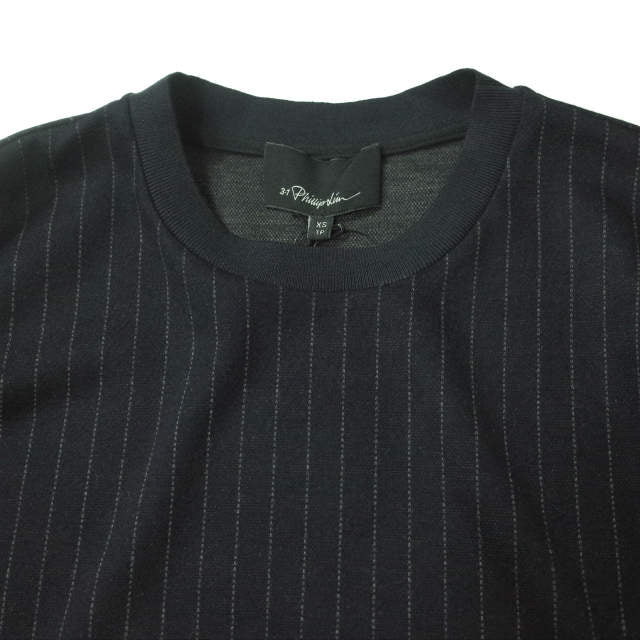 3.1 Phillip Lim XS Pinstripe Long Sleeve T-Shirt for Women | Slim Fit Casual Top | Perfect for Office Wear, Date Night & Weekend Outfits