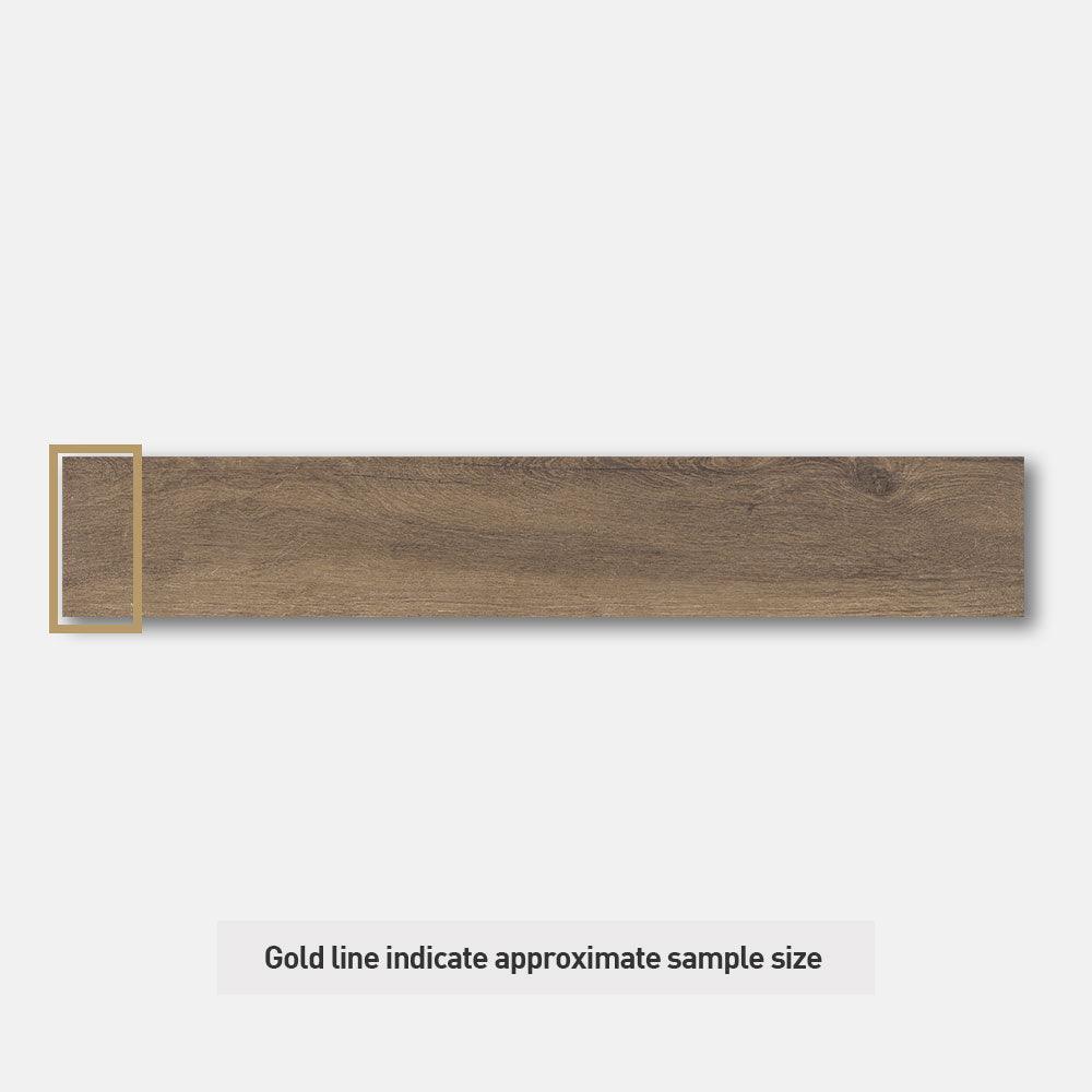 Premium Oxford Maroon 1200x200mm Matte Wood Look Porcelain Floor Tile - Perfect for Living Room, Bedroom & Kitchen Flooring