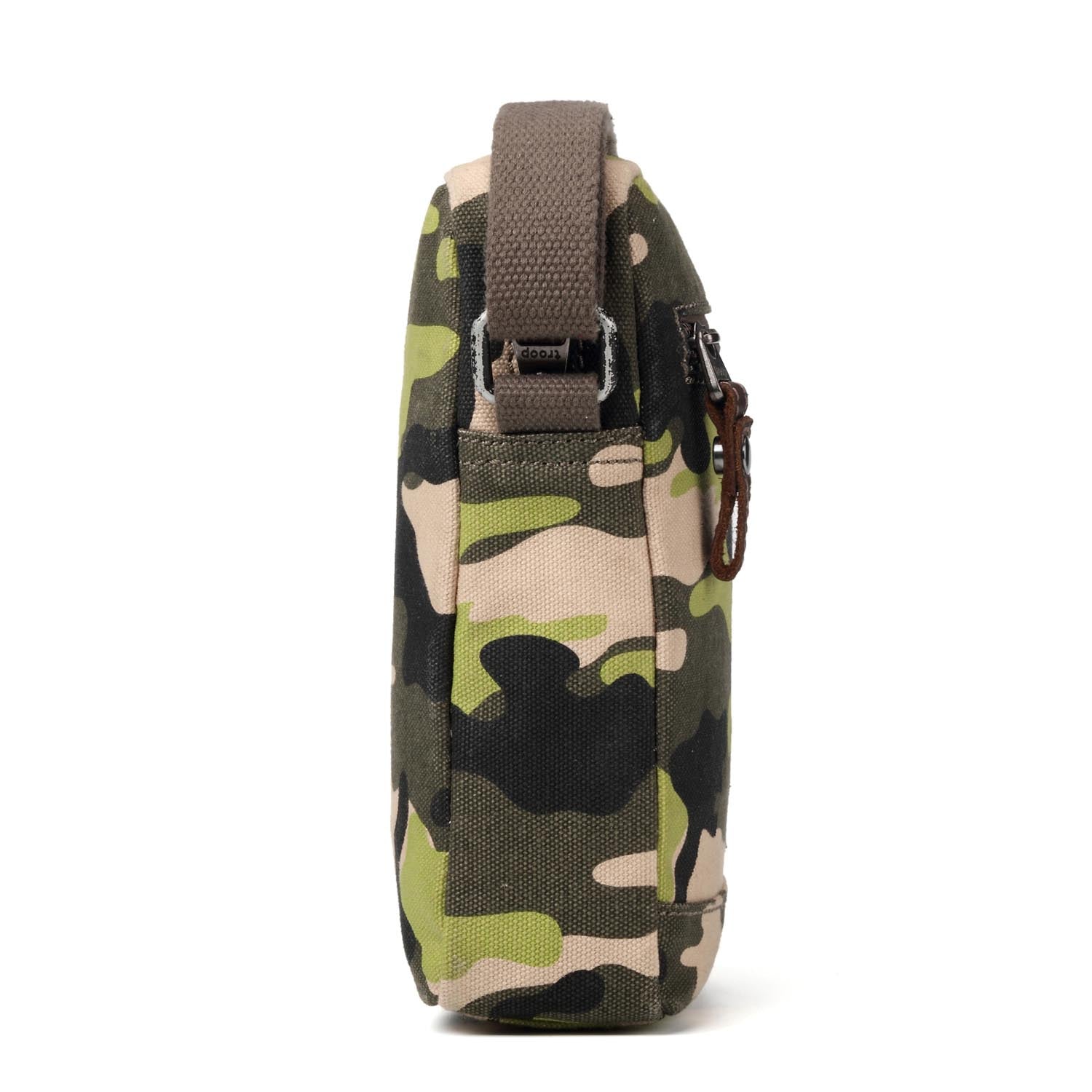 TRP0405 S Troop London Classic Canvas Small Crossbody Bag - Stylish & Durable for Daily Use, Travel, and Outdoor Activities