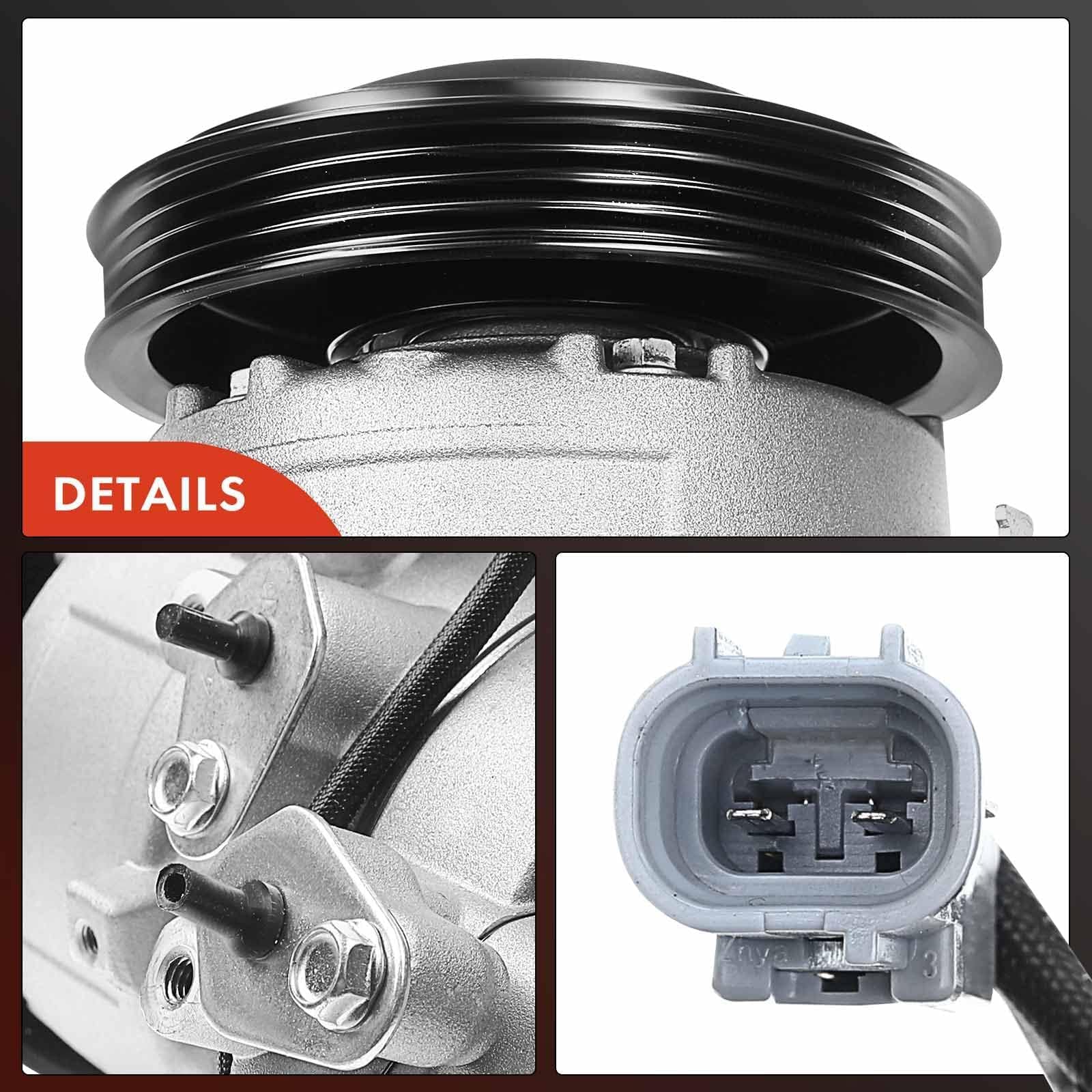 Premium AC Compressor with Clutch for 2007-2012 Toyota Yaris 1.5L - High Performance Replacement Part for Smooth Cooling in Hot Weather & Long Drives