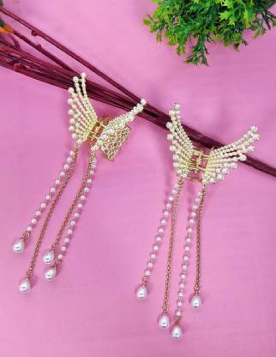 Elegant Butterfly Hair Claw Clip for Women & Girls - Strong Hold Metal Hair Clutch for Stylish Buns & Updos | Perfect for Everyday Wear, Work, Parties & Special Occasions