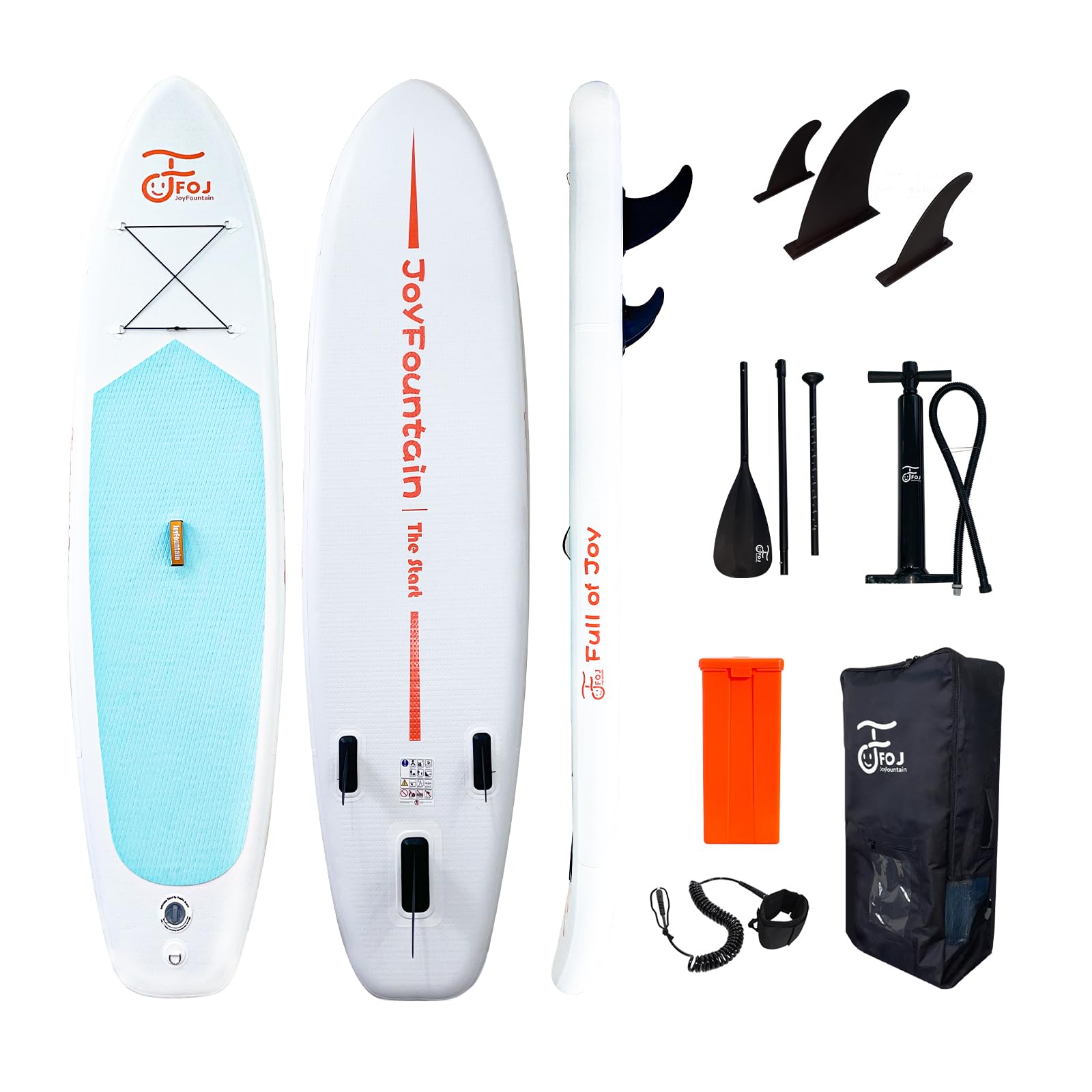 10.6'/10.8' Inflatable Stand Up Paddle Board - Ultra-Light SUP with Free Accessories (Backpack, Paddle, Hand Pump, Leash) for Adults & Youth - Perfect for Lakes, Rivers & Ocean Recreation