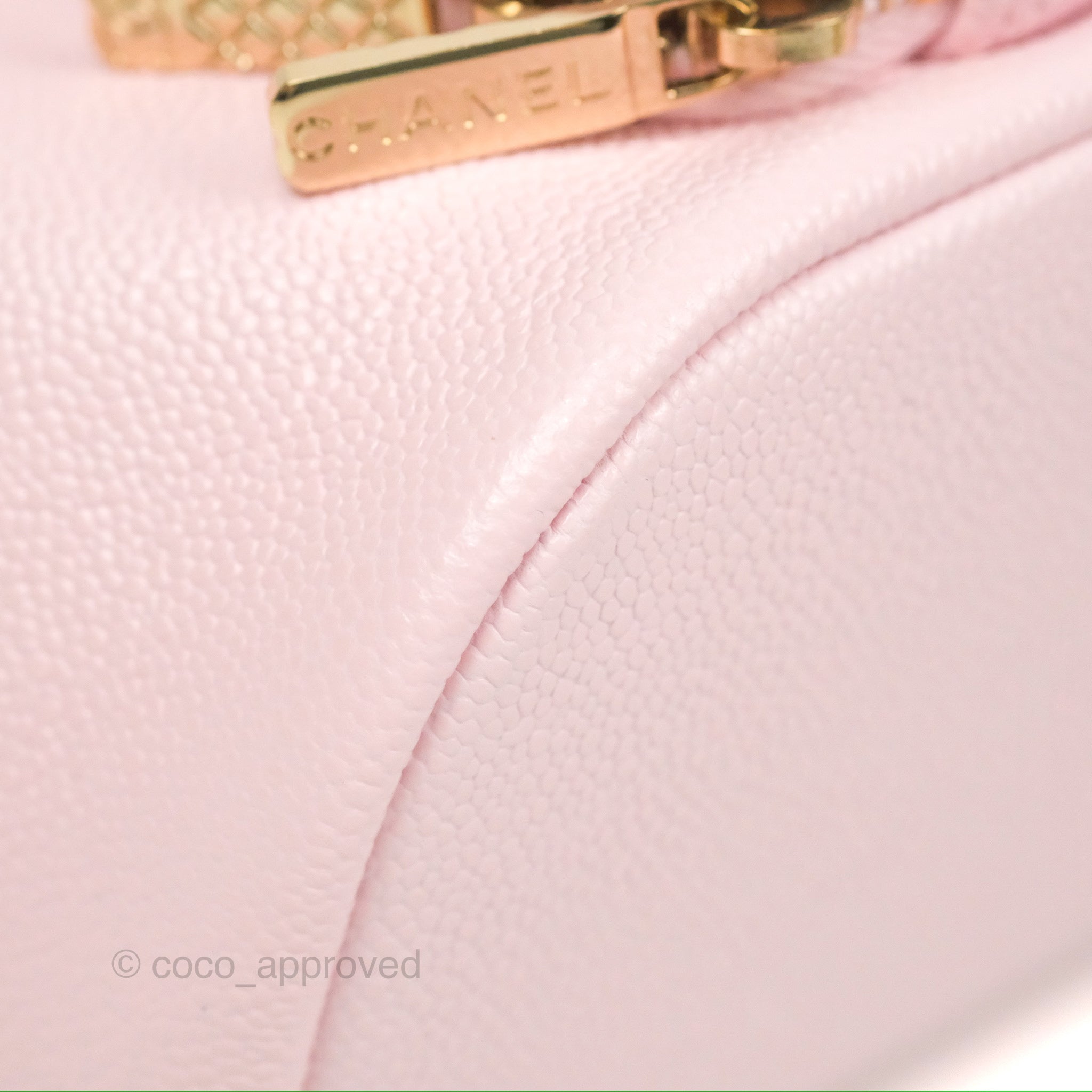 Chanel Business Affinity Drawstring Bucket Bag in Light Pink Caviar Leather with Gold Hardware - Perfect for Work, Travel & Everyday Luxury