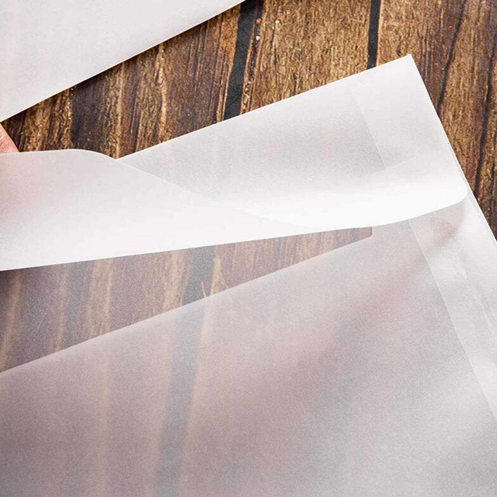 Elegant White Translucent Wedding Invitation Envelopes - 50 Pack 4.9x6.89 Inch Window Envelopes for Greeting Cards, Party Invitations, Birthday Cards & Postcards - Perfect for Formal Events, Holiday Mailings & Special Occasions