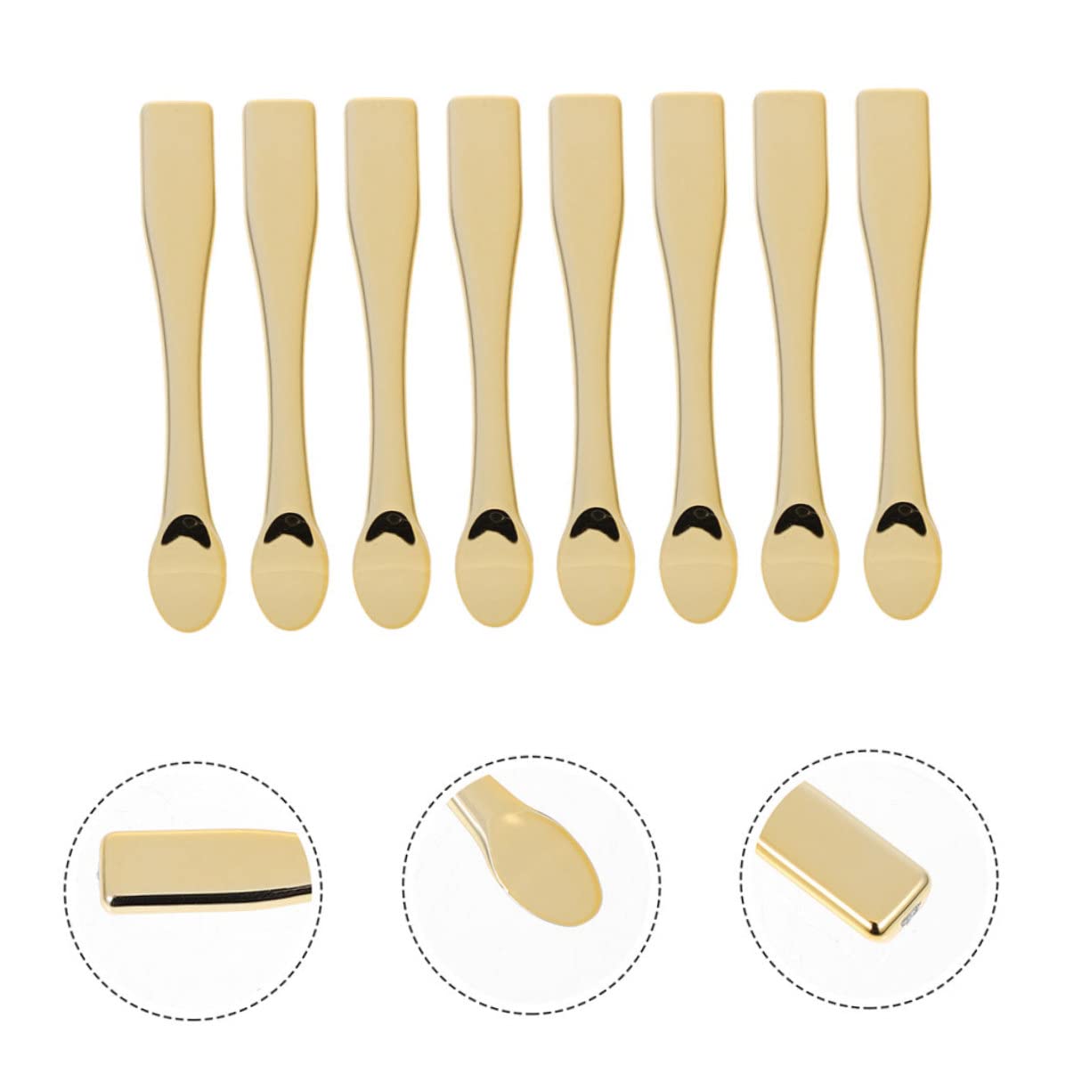 Beatifufu 8-Piece Makeup Mixing Spatula Set - Small Cosmetic Spoons for Facial Cream, Lotion & Mask Application - Facial Massage & Skincare Tools - Perfect for DIY Beauty, Makeup Artists & Home Spa Care