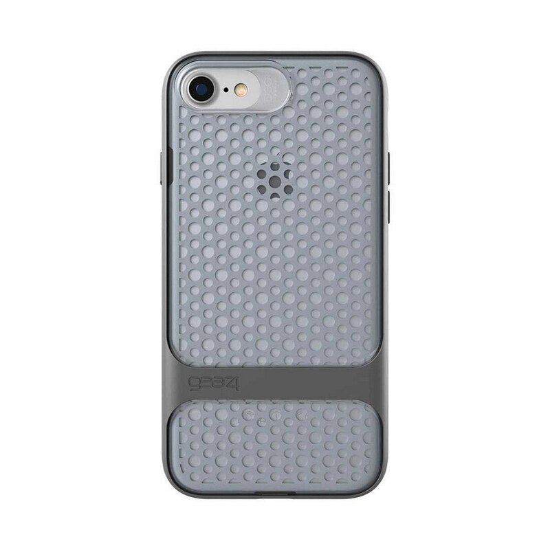 Gear 4 Carnaby Protective Case for iPhone 7 Plus - Slim Shockproof Cover with Premium Protection (Silver) | Perfect for Everyday Use, Travel & Outdoor Activities