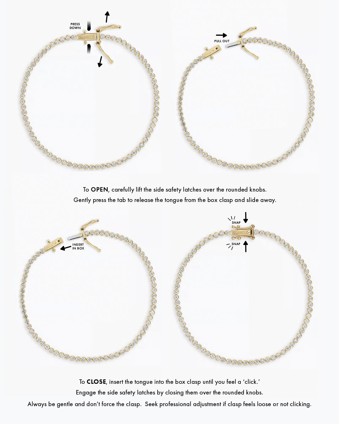 Exquisite Melbourne Diamond Tennis Bracelet for Women - Elegant 14K Gold Plated Cubic Zirconia Bracelet | Perfect for Weddings, Parties, and Special Occasions