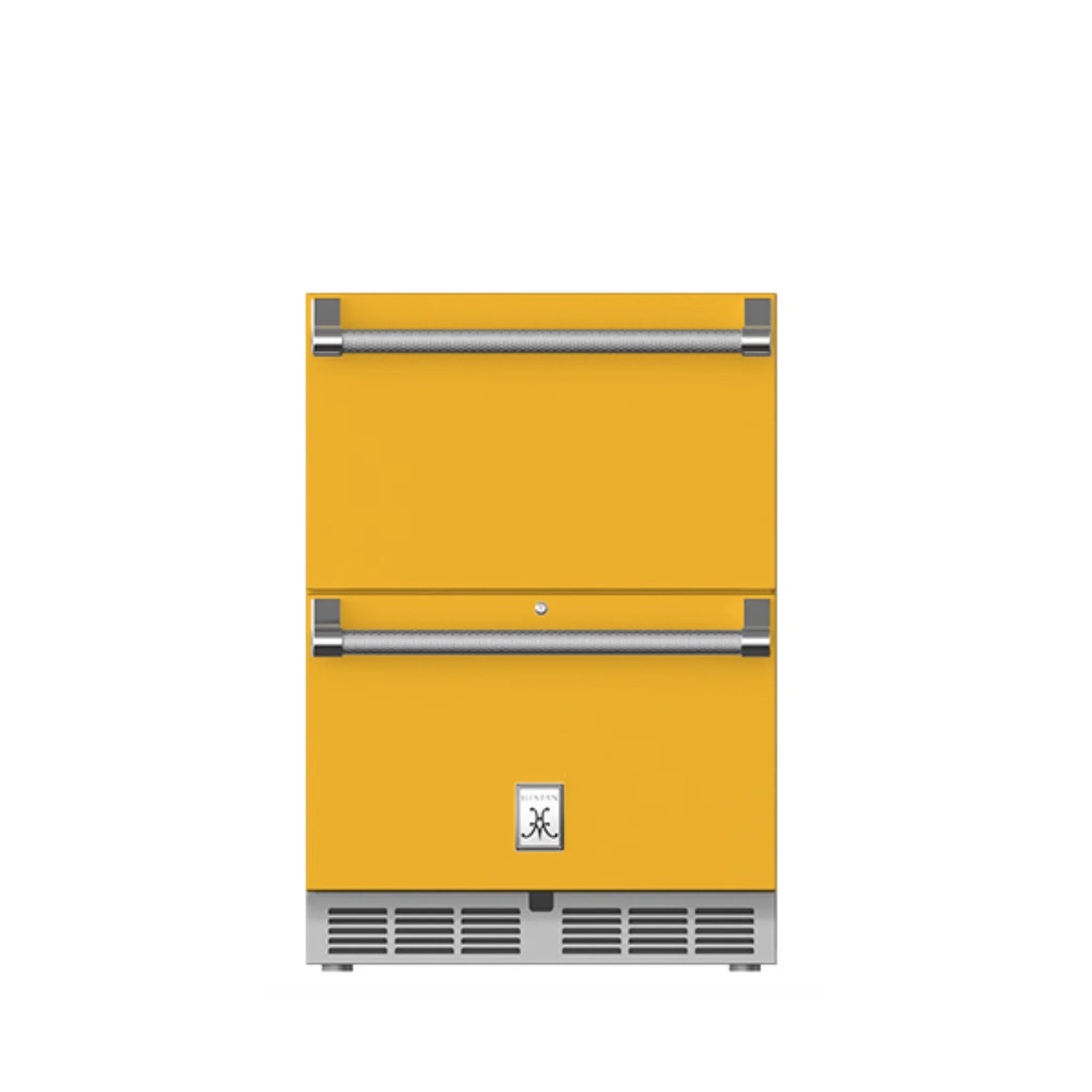 Hestan 24-Inch Outdoor Refrigerator Freezer Combo with Lock - GRFR24 - Perfect for Patio, Backyard, and Outdoor Kitchen Use