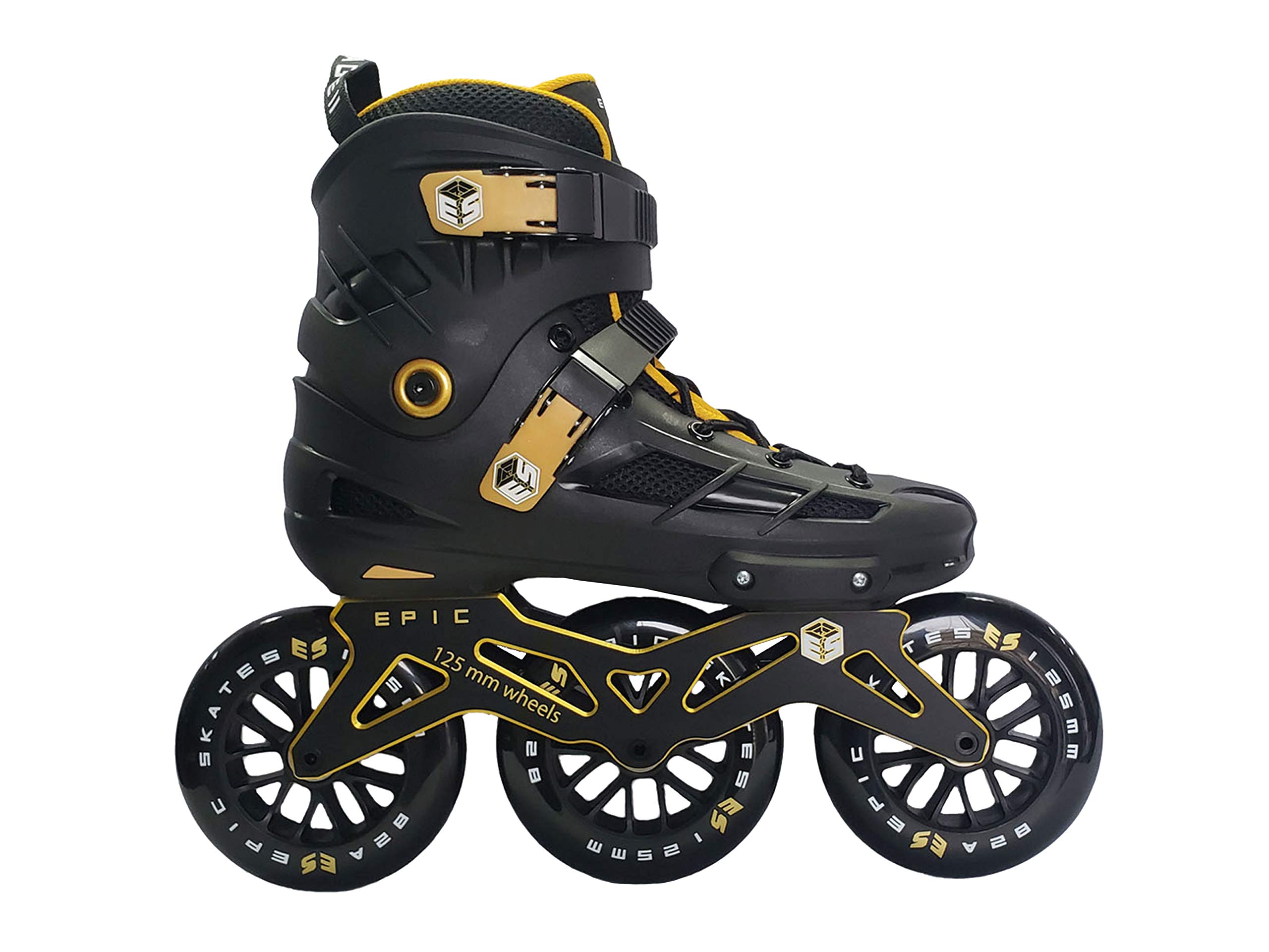 Epic Skates 125mm Engage 3-Wheel Inline Speed Skates for Adults - High Performance Rollerblades for Fitness, Racing & Outdoor Sports - Perfect for Skating Trails, Parks & Urban Commuting